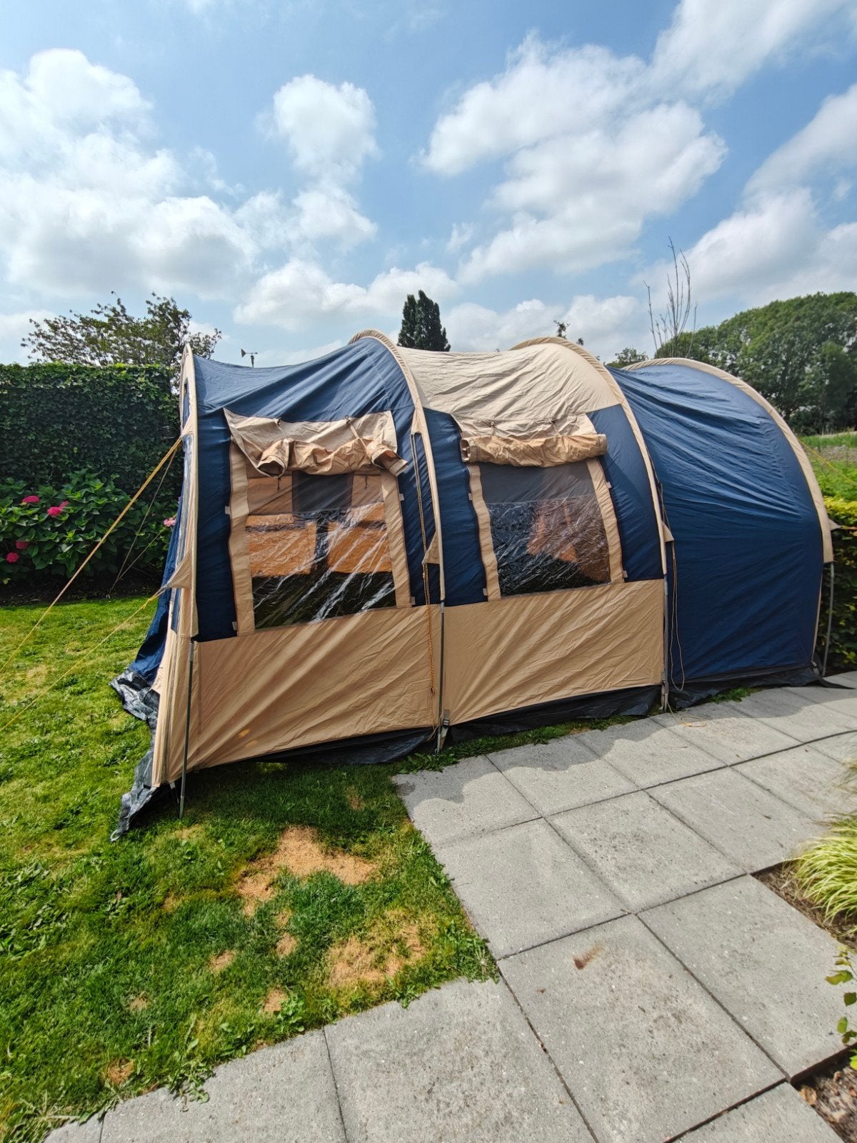 Eurotrail Oregon tunneltent 4 personen, Caravans en Kamperen, Tenten, Ophalen, Zo goed als nieuw, Tot en met 2