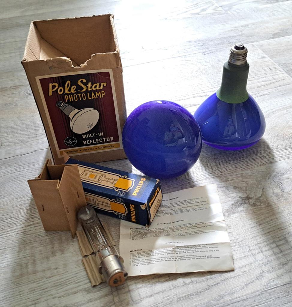 Vintage Fotolampen Collectie: Pole Star & Philips, Ophalen