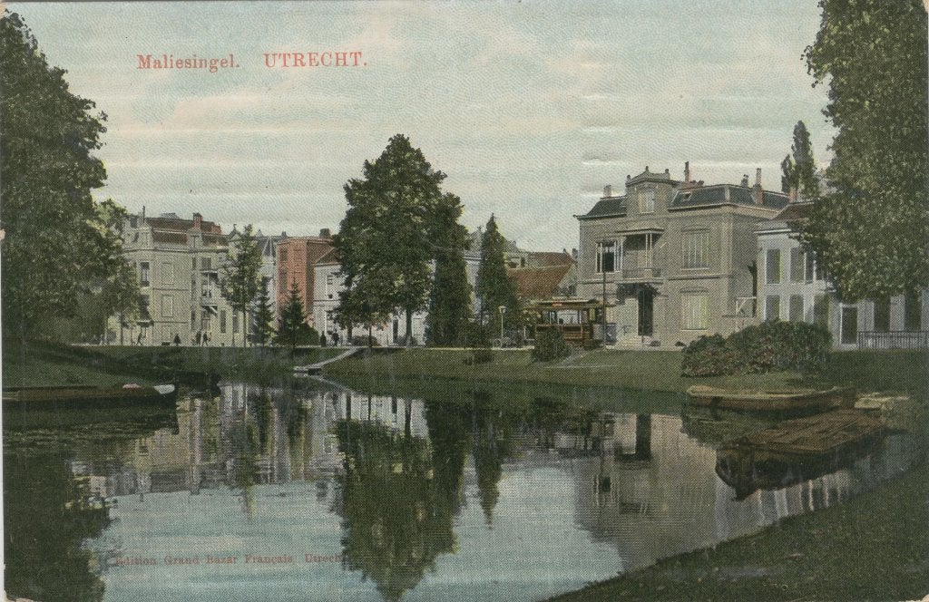 Utrecht  Maliesingel  1913, Verzenden, Voor 1920, Gelopen, Utrecht