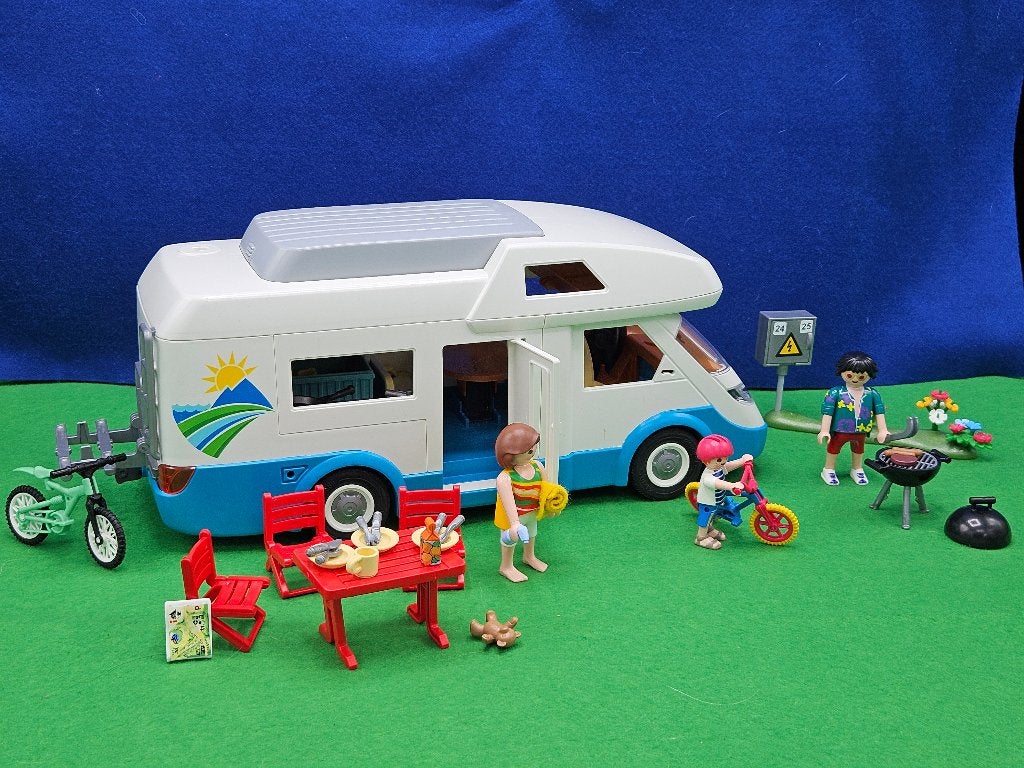 PLAYMOBIL Familie Camper Mobilhome, Kinderen en Baby's, Speelgoed | Playmobil, Gebruikt, Voertuig, Family fun, Ophalen of Verzenden