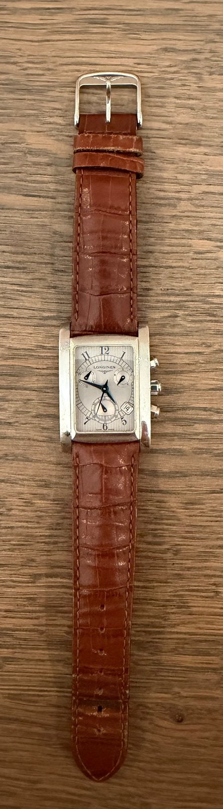 Longines DolceVita Chronographe, Overige merken, Staal, Polshorloge, Ophalen of Verzenden