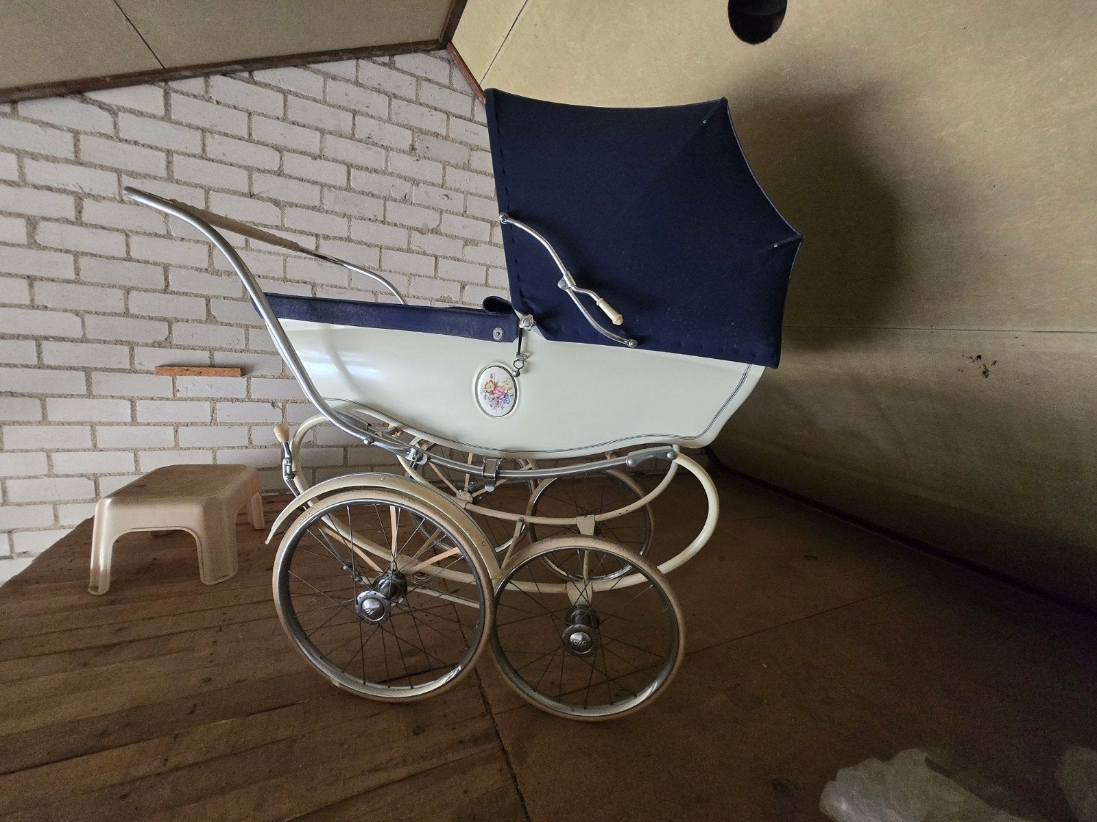 Vintage Silver Cross kinderwagen met lichte roestvorming, Ophalen, Gebruikt, Kinderwagen, Overige merken