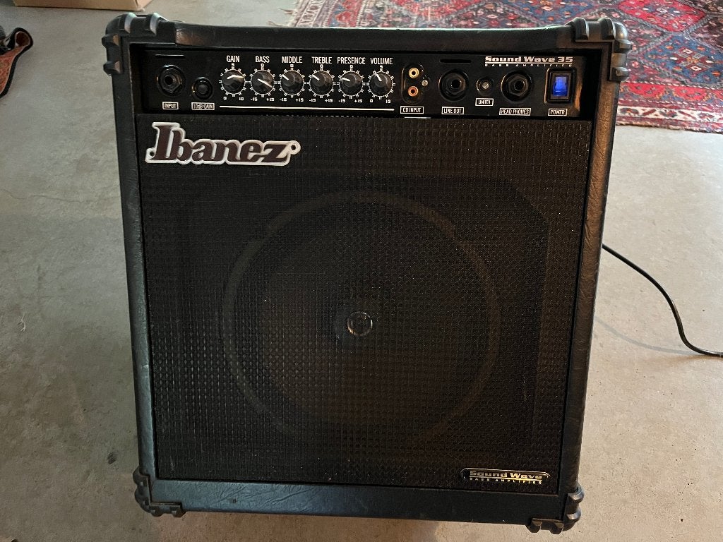 Ibanez SW35 bascombo, Muziek en Instrumenten, Versterkers | Bas en Gitaar, Ophalen of Verzenden, Gebruikt, Basgitaar, Minder dan 50 watt