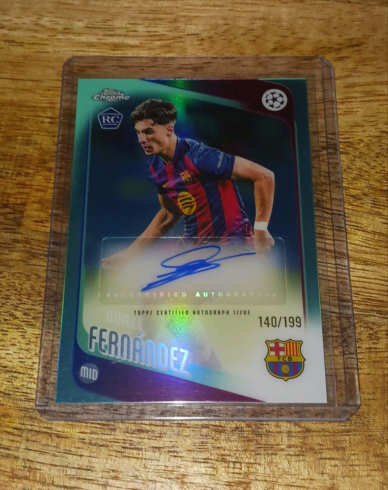 Guille Fernández~  Rc ~ Autograph, Ophalen of Verzenden, Nieuw, Buitenlandse clubs, Spelerskaart