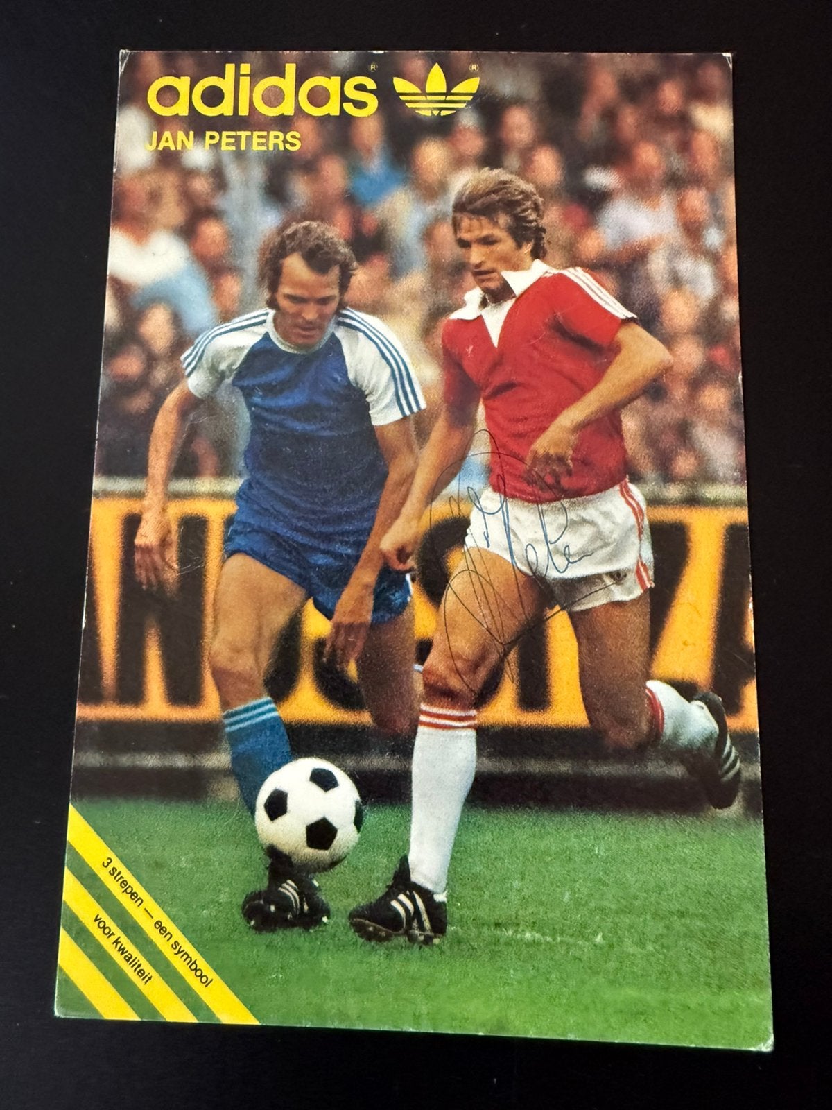 Adidas spelerskaart / fotokaart Peters en VD Kerkhof, Ophalen of Verzenden, Zo goed als nieuw, Spelerskaart