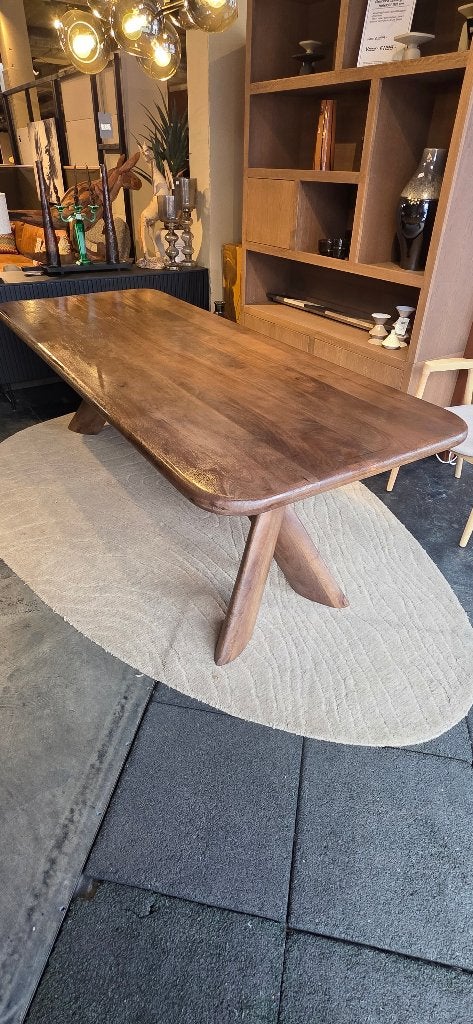 Eettafel Maison Bruin Hout 200 & 250 cm WINSTPAKKER!, Huis en Inrichting, Bornsestraat 31, Jarameubeloutlet@hotmail.com, Vijf personen of meer