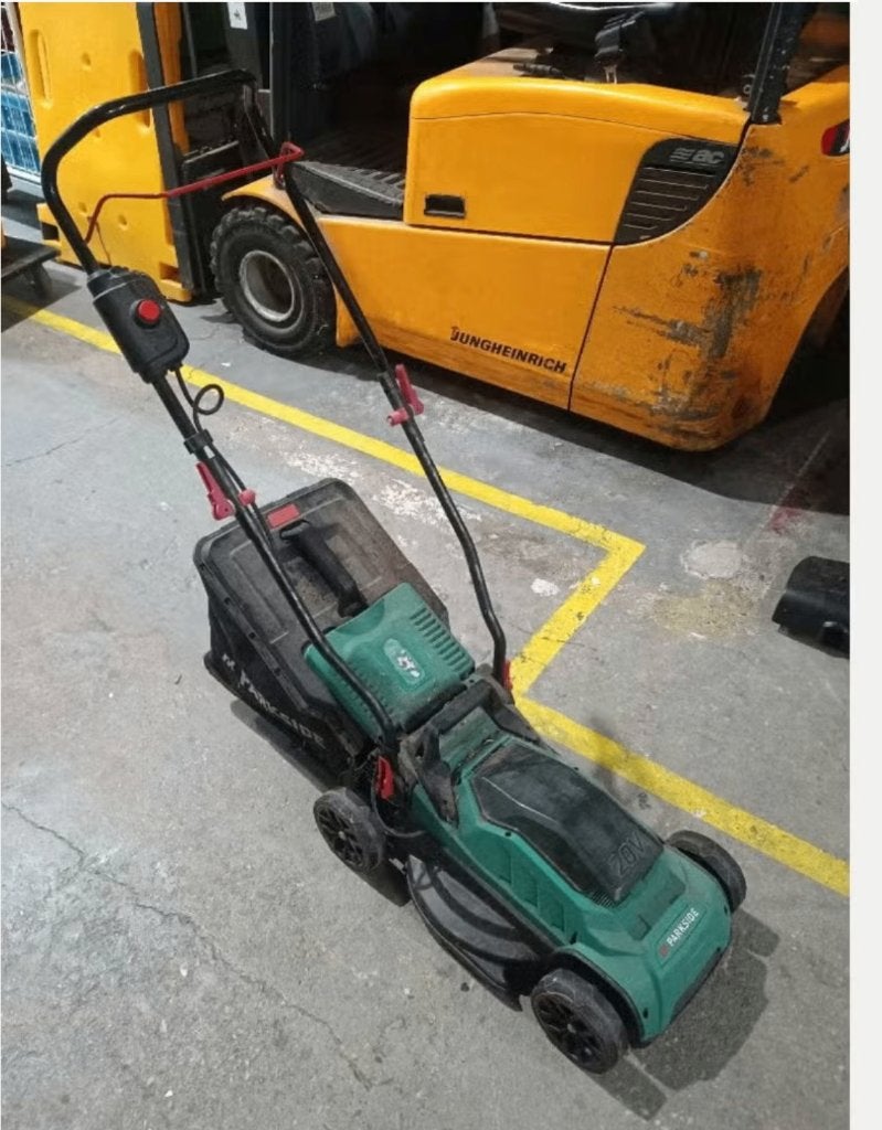 Parkside grasmaaier, Ophalen, Gebruikt, Accu-grasmaaier, .