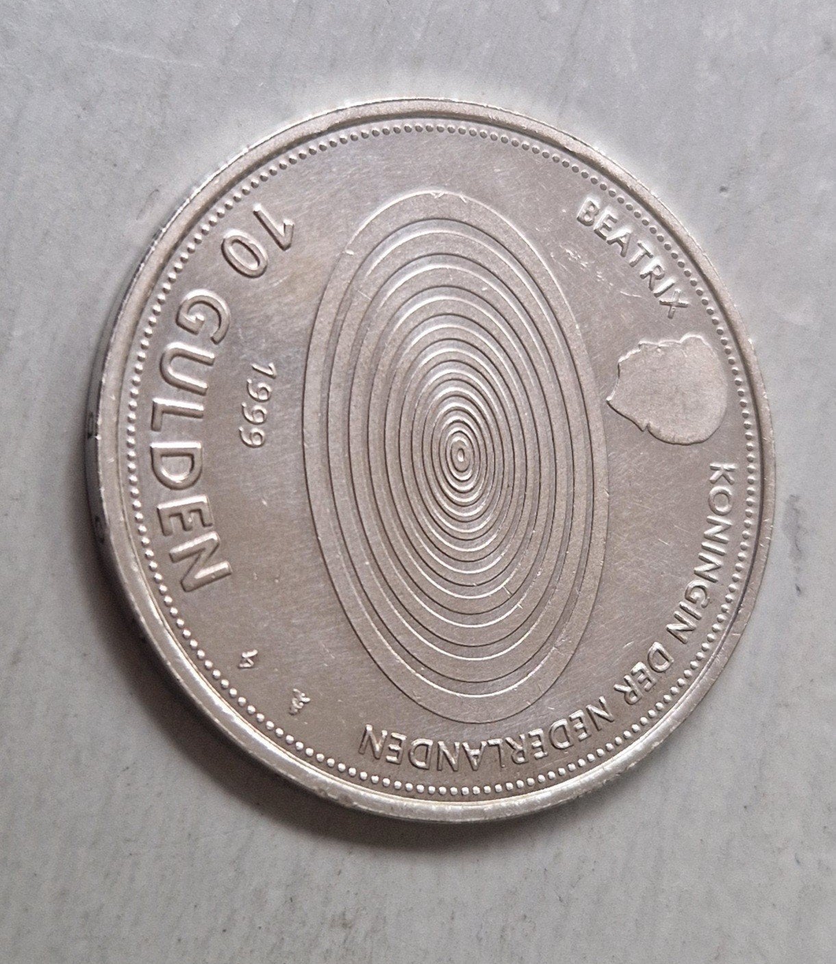 Zilveren 10 Gulden munt Koningin Beatrix 1999 2000, Koningin Beatrix, Zilver, Ophalen of Verzenden, Losse munt