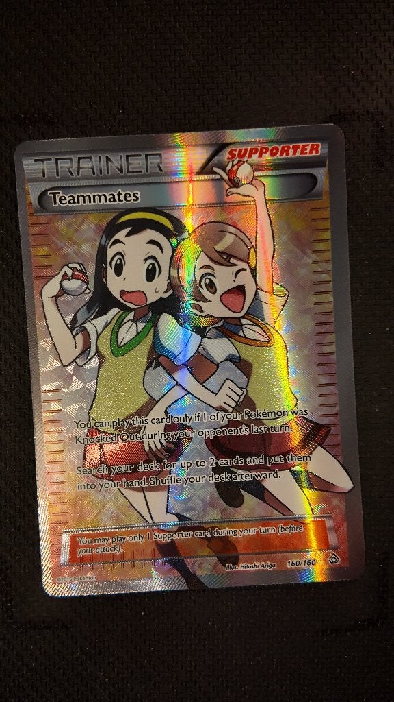 Teammates 1 160 Primal Clash | Pokemon kaart, Ophalen, Zo goed als nieuw, Losse kaart, Foil