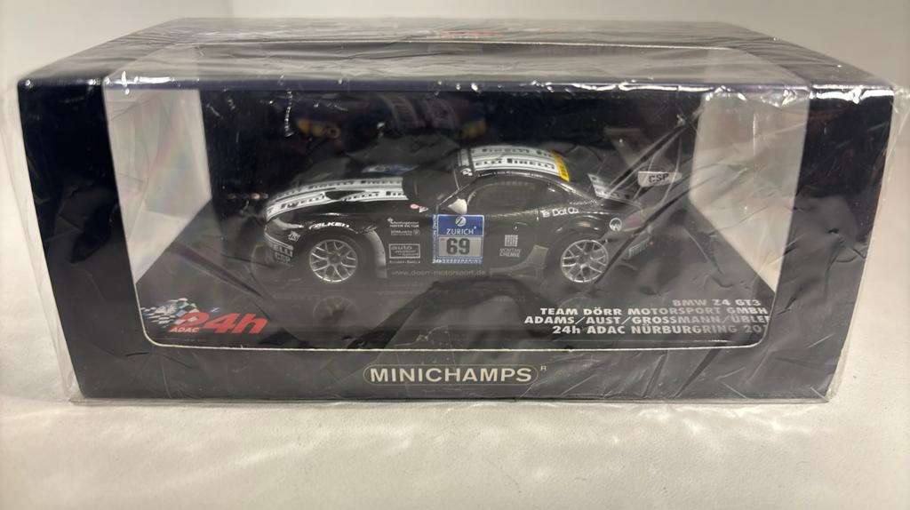 Bmw z4 gt3 24h ADAC Nurburgring 2010 minichamps 1.43, Auto, Ophalen of Verzenden, MiniChamps, A