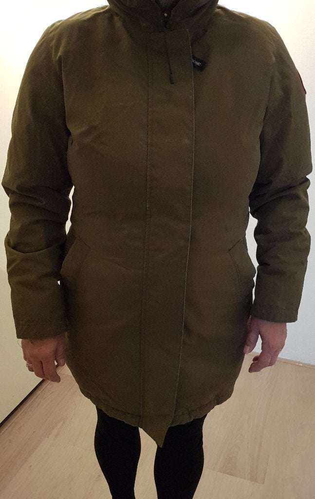 Canada goose winterjas maat L leger groen merk jassen jas, Verzenden, Canada Goose, Maat 42/44 (L), Gedragen