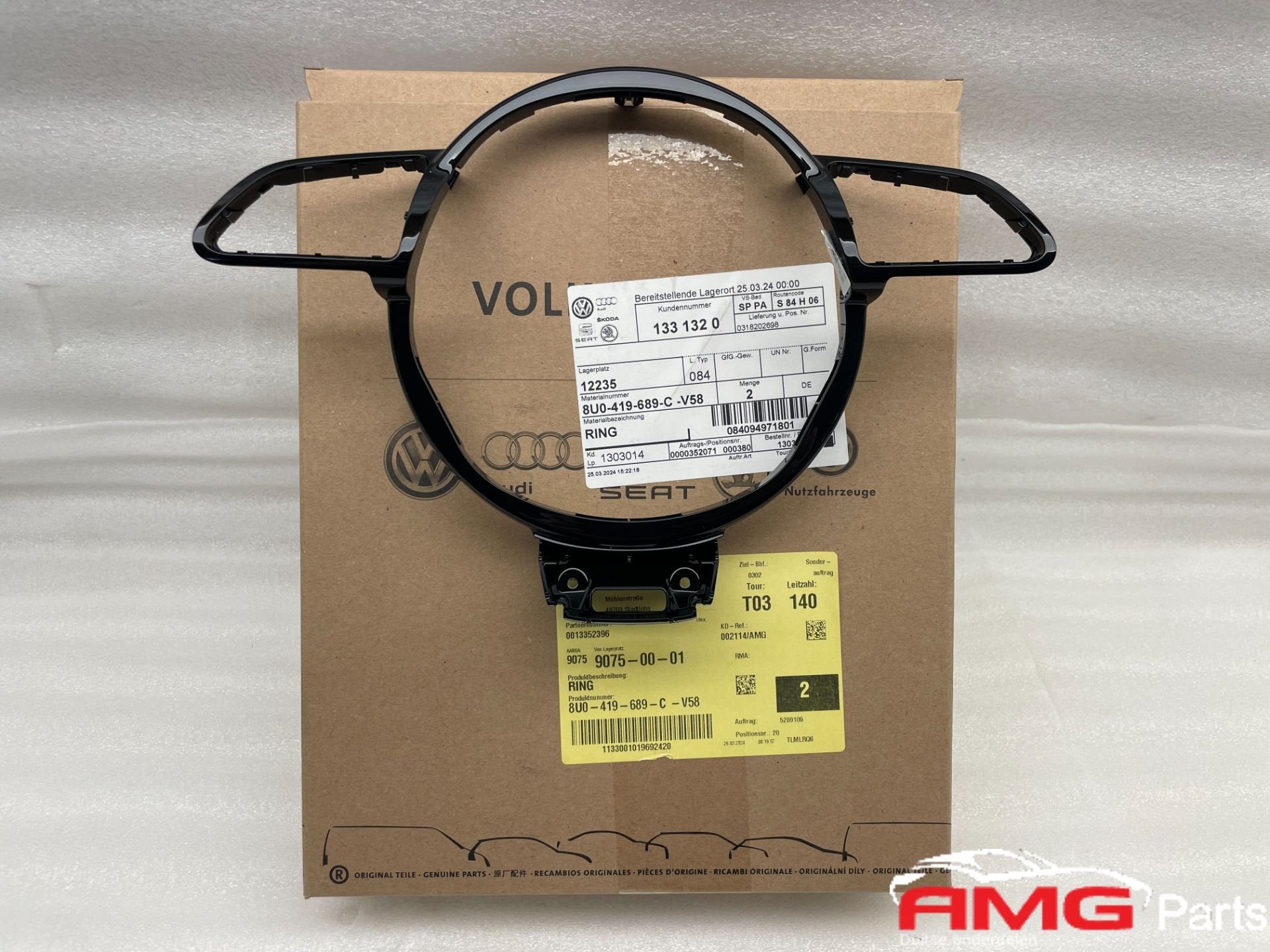 Audi A3 A4 A5 S Line Stuur Frame 8U0419689C, AUDI AG, Kundenbetreuung@audi.de, Nieuw, Auto-Union-Strasse 1
85045  Ingolstadt, DE