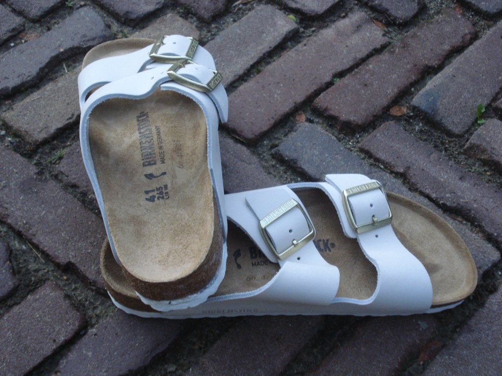 BIRKENSTOCK ARIZONA WIT 41 NIEUW GRATIS VERZENDING PER POST, Slippers, Verzenden, Wit, Nieuw