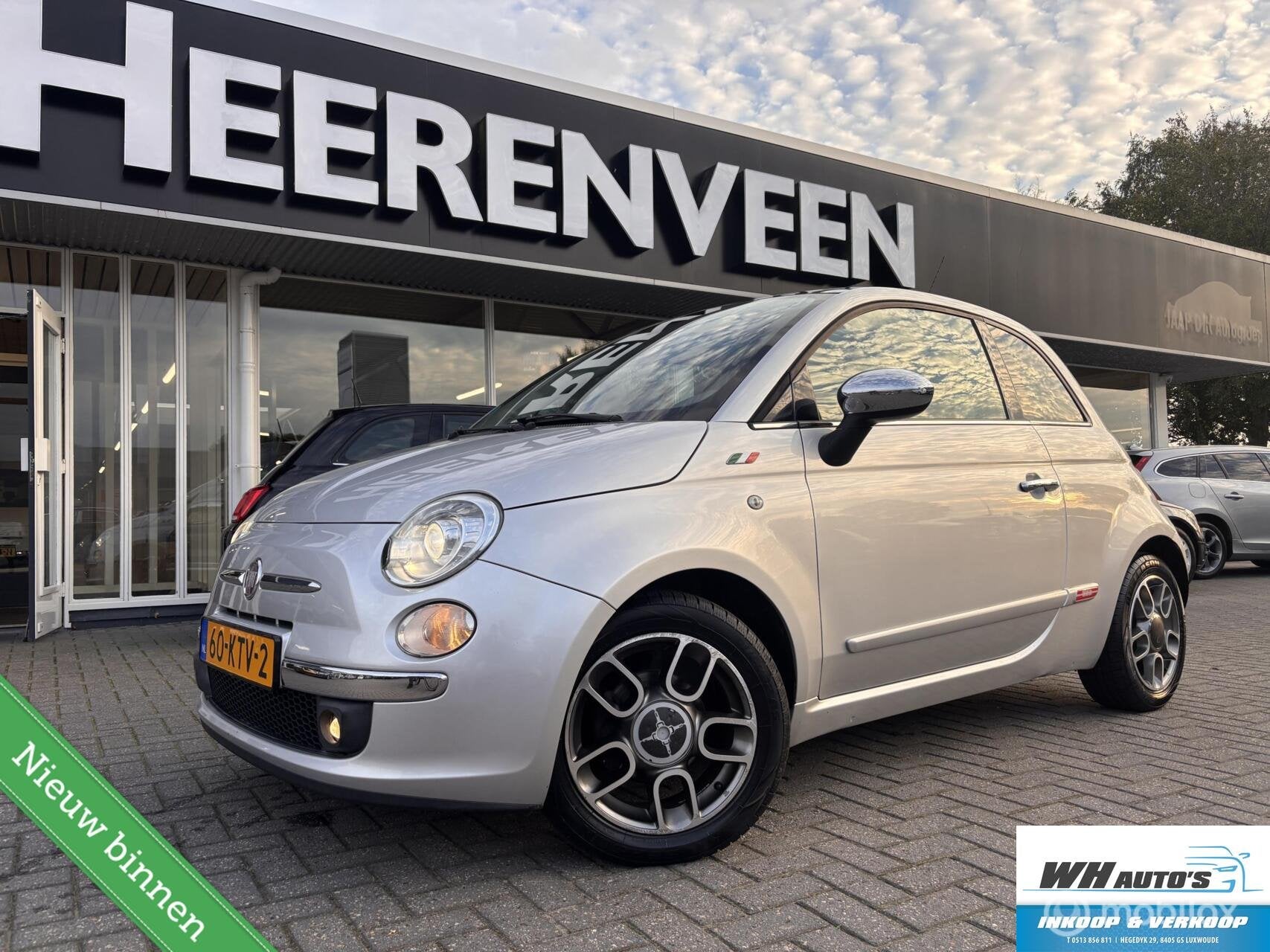 Fiat 500 1.2 Lounge Automaat! UNIEK LPG/G3, Auto's, Euro 5, Gebruikt, 1242 cc, 4 cilinders