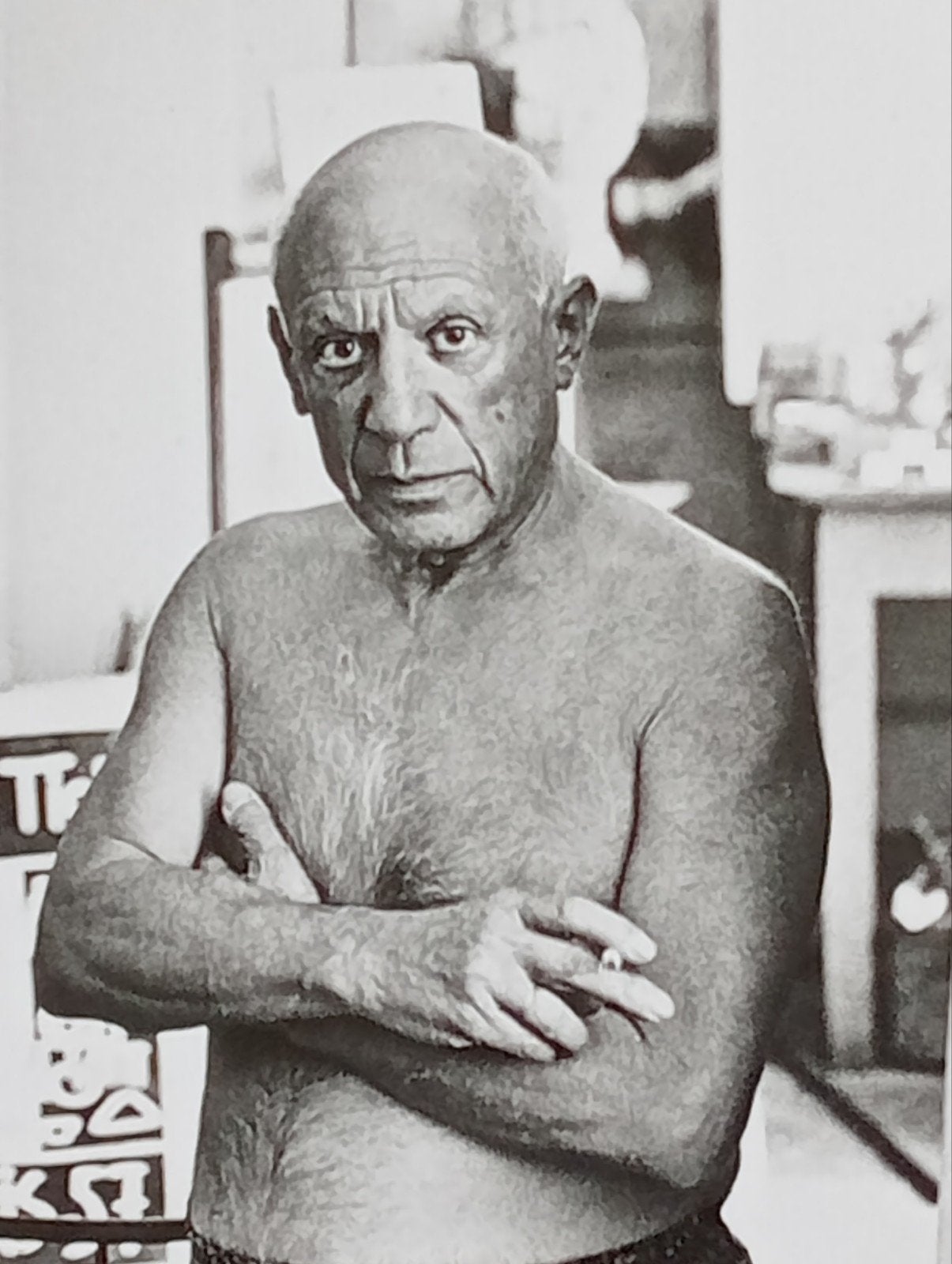 Andre Villers Atelier foto Pablo Picasso, Antiek en Kunst, Ophalen of Verzenden
