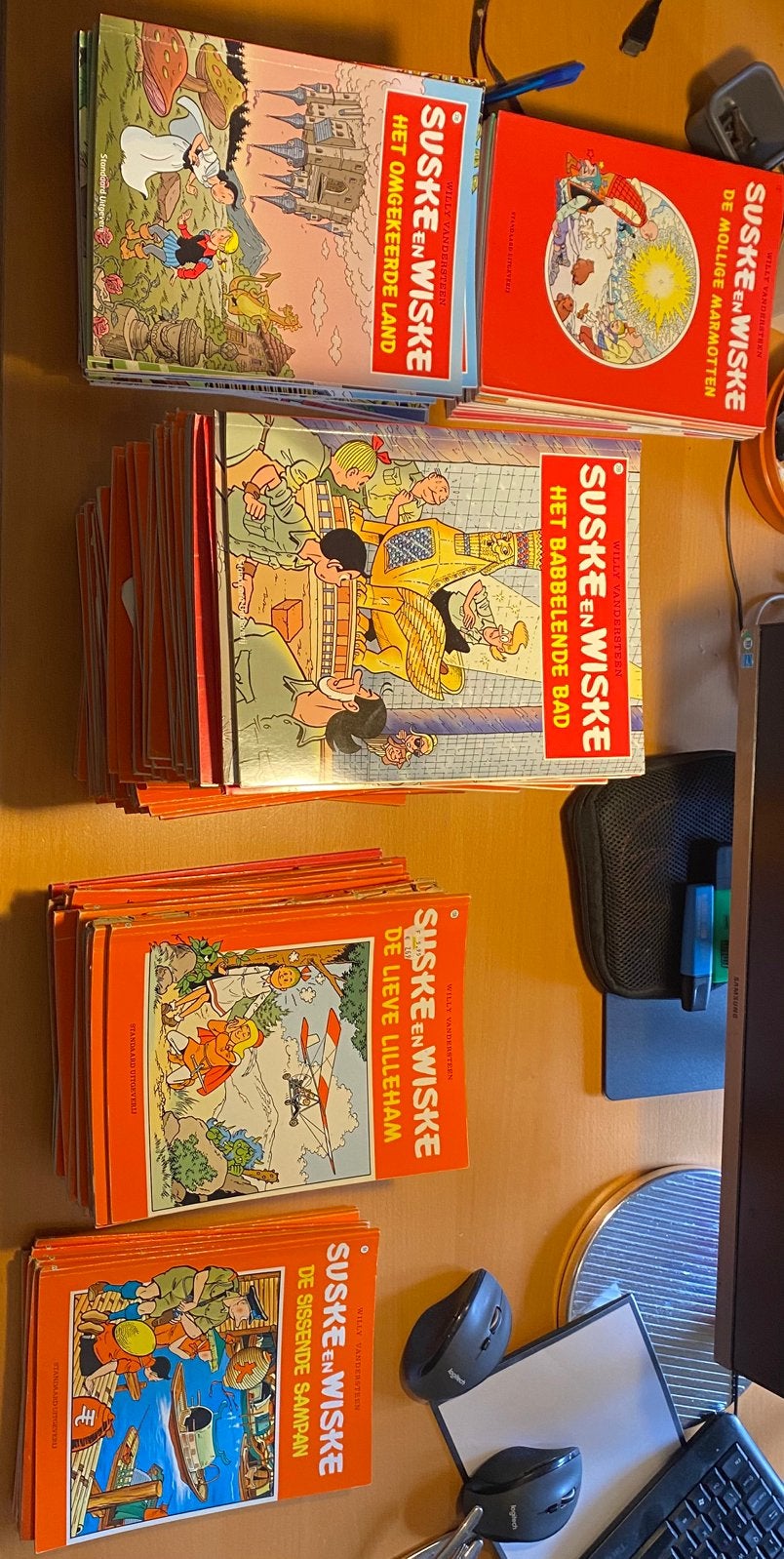 150+ Suske en Wiske albums met oude nummers 75-94 & Specials, Boeken, Meerdere stripboeken, Ophalen, Gelezen