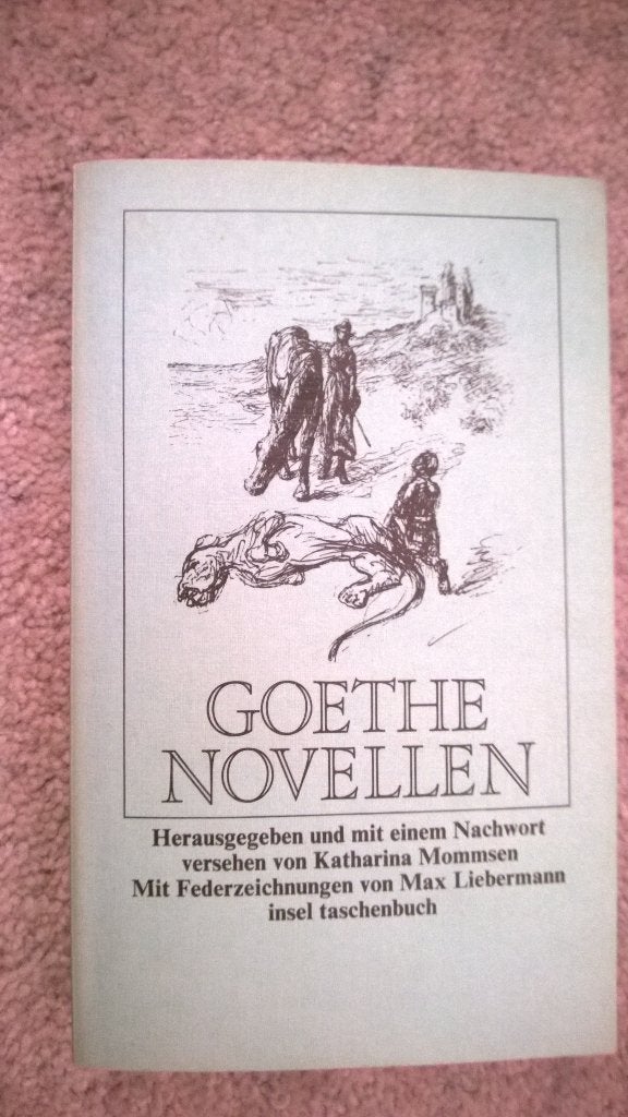 Boek - 224 - Goethe Novellen, Ophalen of Verzenden, Zo goed als nieuw