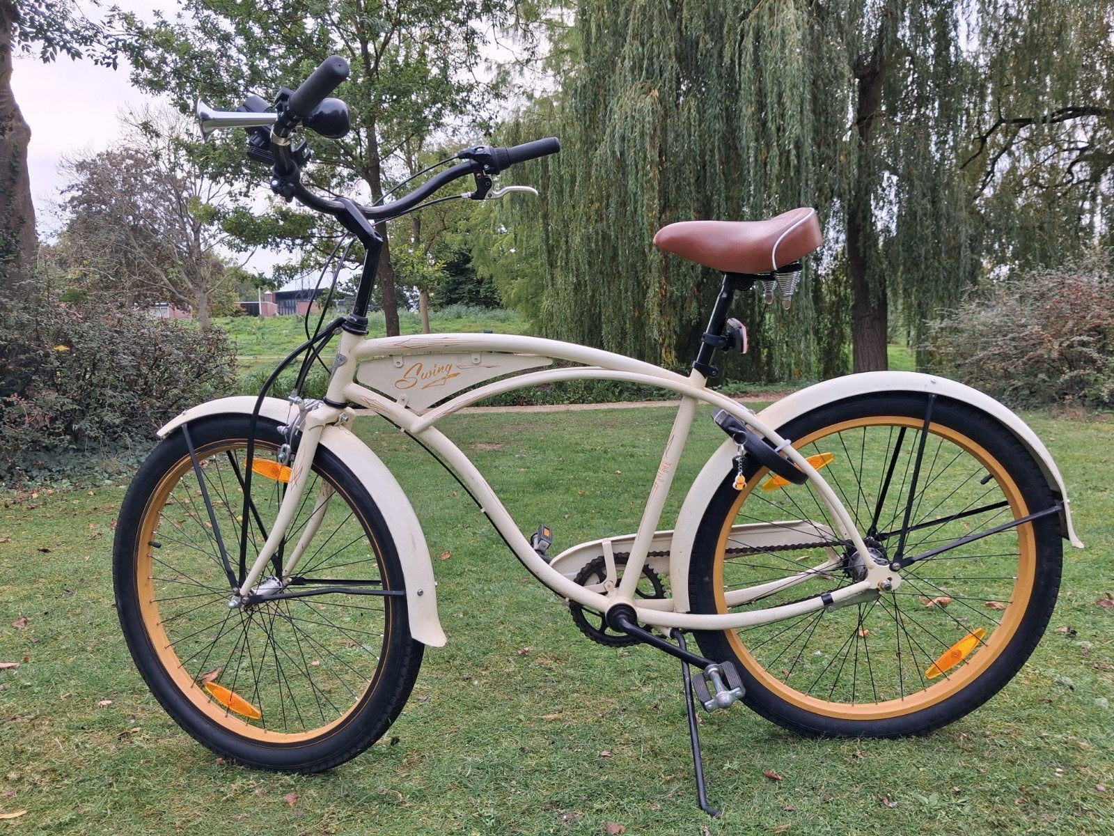 BEACH CRUISER., Fietsen en Brommers, Ophalen, Terugtraprem, Staal, Cruiser