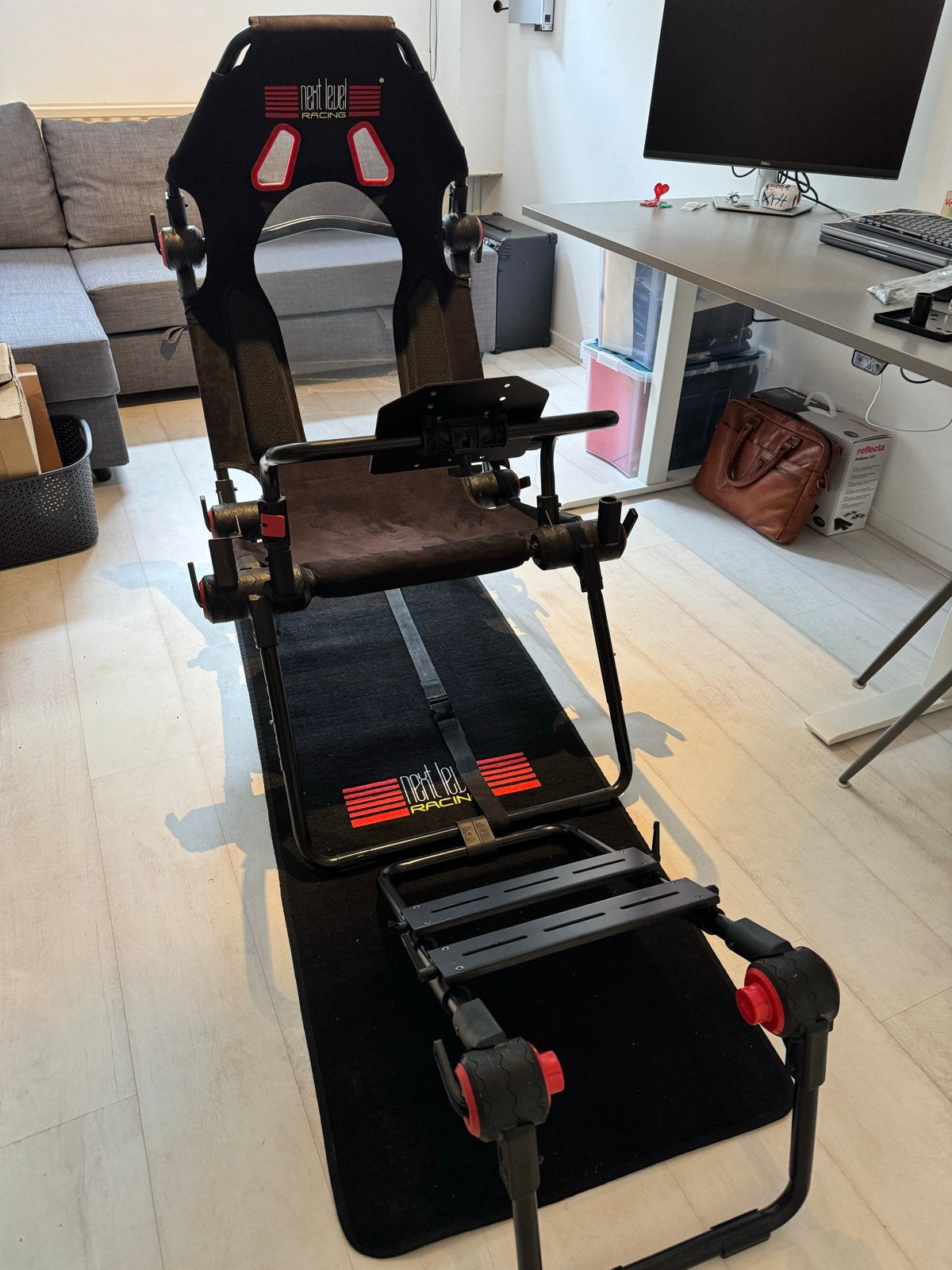Next Level Racing F-GT Lite racestoel, Spelcomputers en Games, Ophalen, Zo goed als nieuw