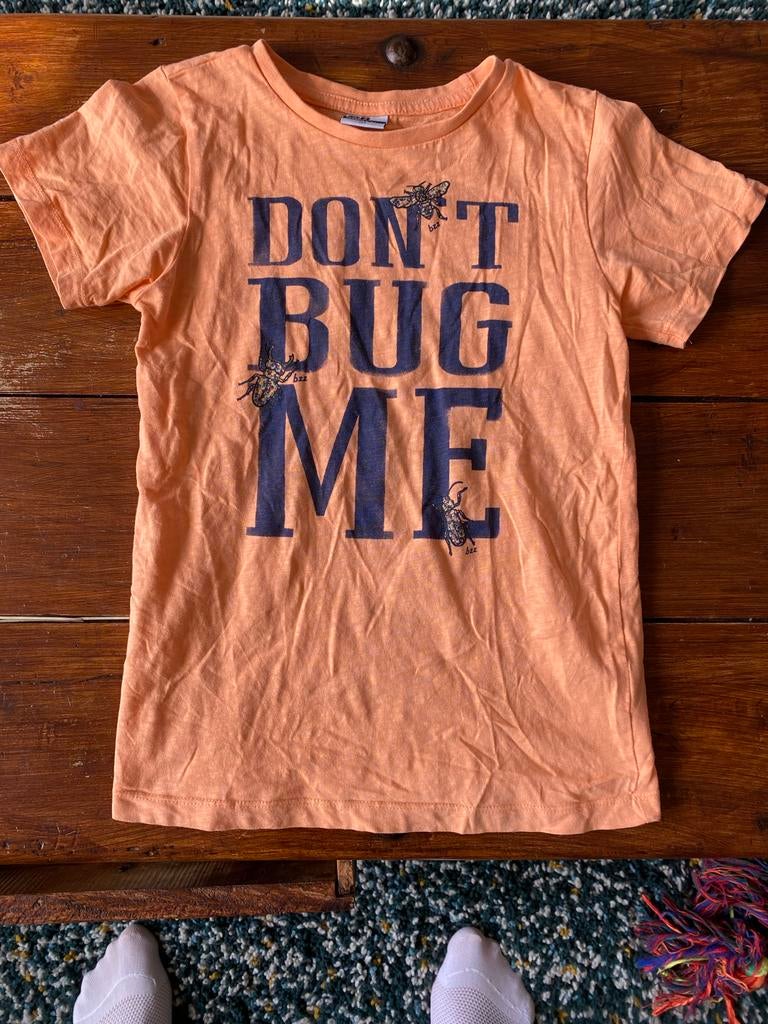 Oranje T-shirt Scamps & Boys maat 140, Ophalen of Verzenden, Zo goed als nieuw, Jongen of Meisje