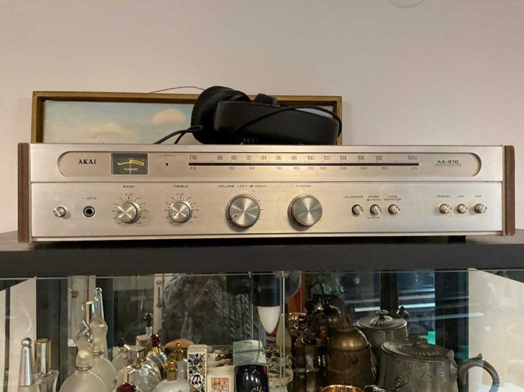 Vintage Akai AA-810 Stereo Receiver - Klassieke Audio, Overige merken, Gebruikt, Ophalen of Verzenden, 60 tot 120 watt