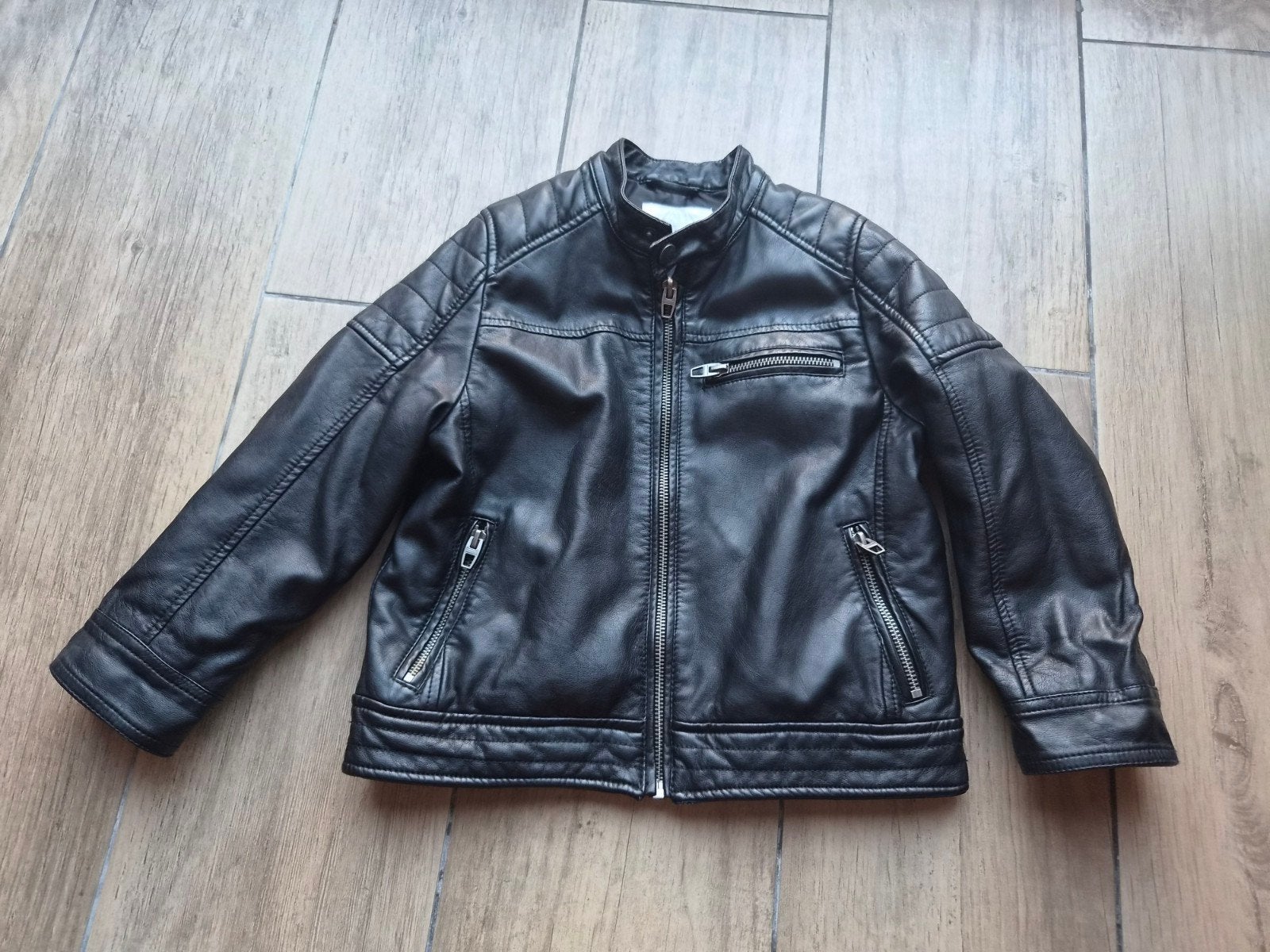 zara nep leren jas jongens maat 116, Ophalen of Verzenden, Zara kids, Jongen, Jas