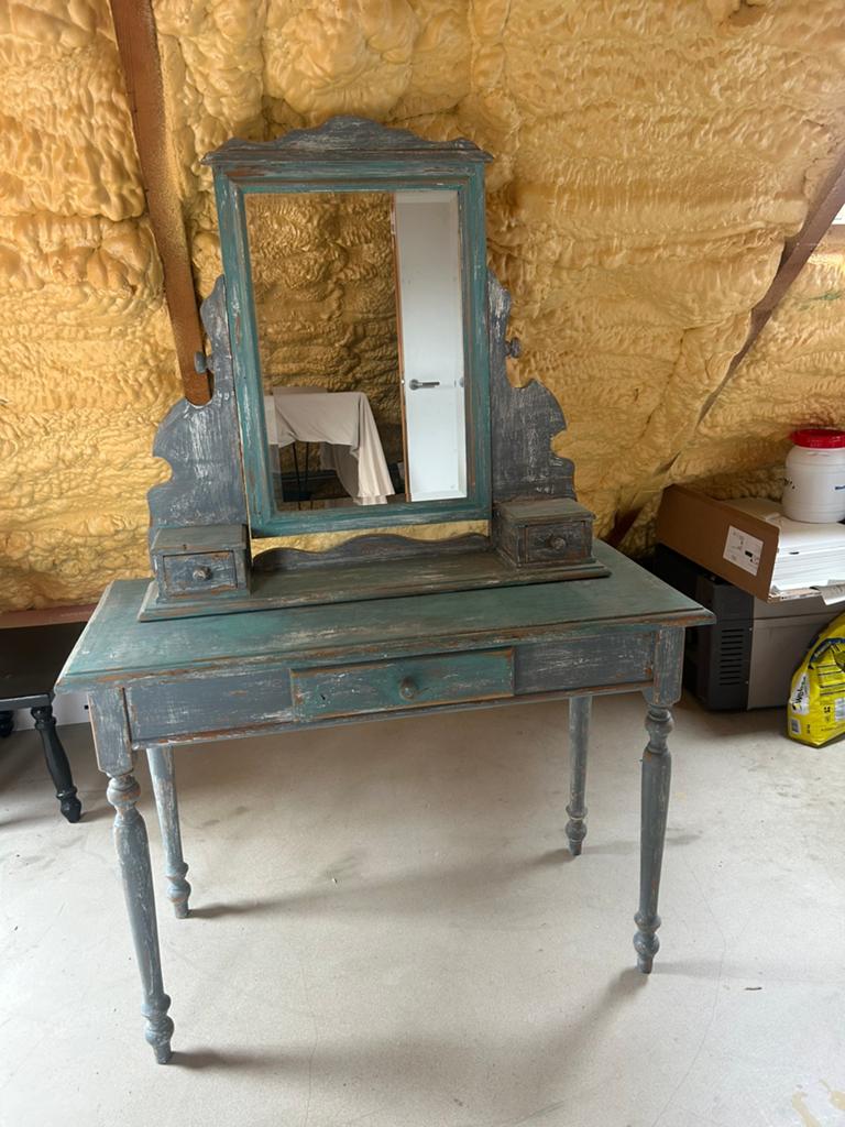 BROCANTE KAPTAFEL, Huis en Inrichting, Tafels | Kaptafels, Ophalen, 50 tot 100 cm, Zo goed als nieuw, Minder dan 100 cm