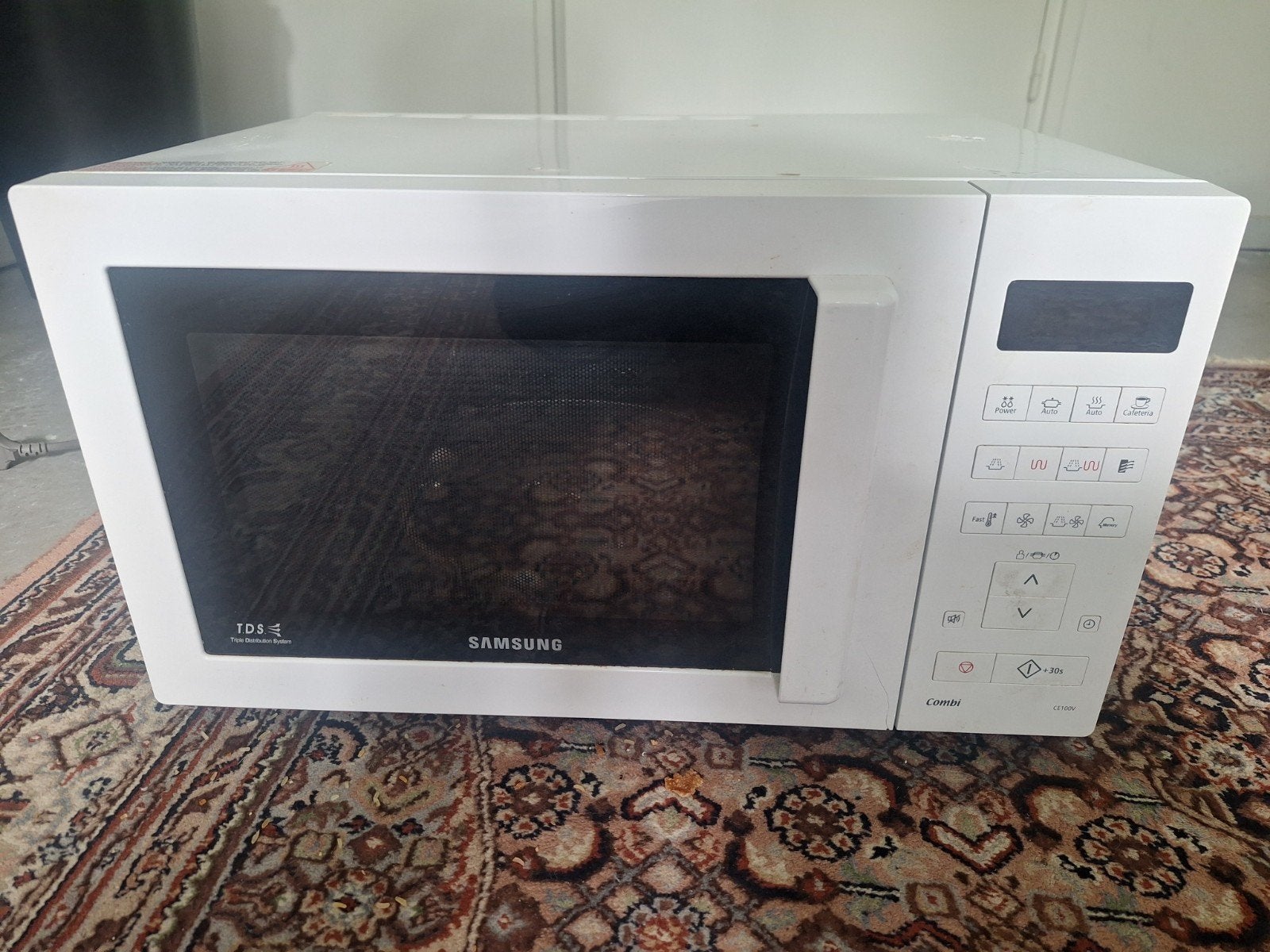 Samsung Combimagnetron - Wit, Zo goed als nieuw, Ophalen, Combimagnetron, Hete lucht, Zo goed als nieuw