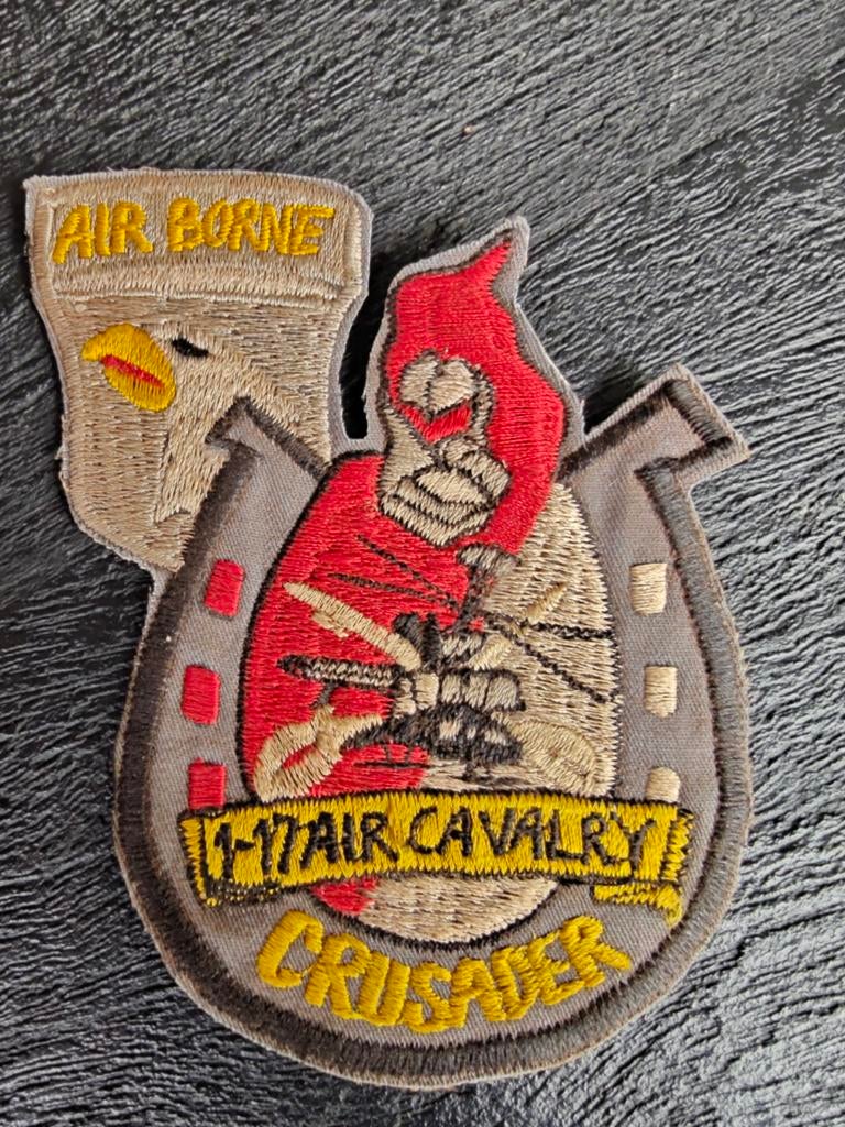 US Army C Co 1st BN 17th Air Cavalry 101st Airborne Patch .., Ophalen of Verzenden, Landmacht, Amerika, Embleem of Badge