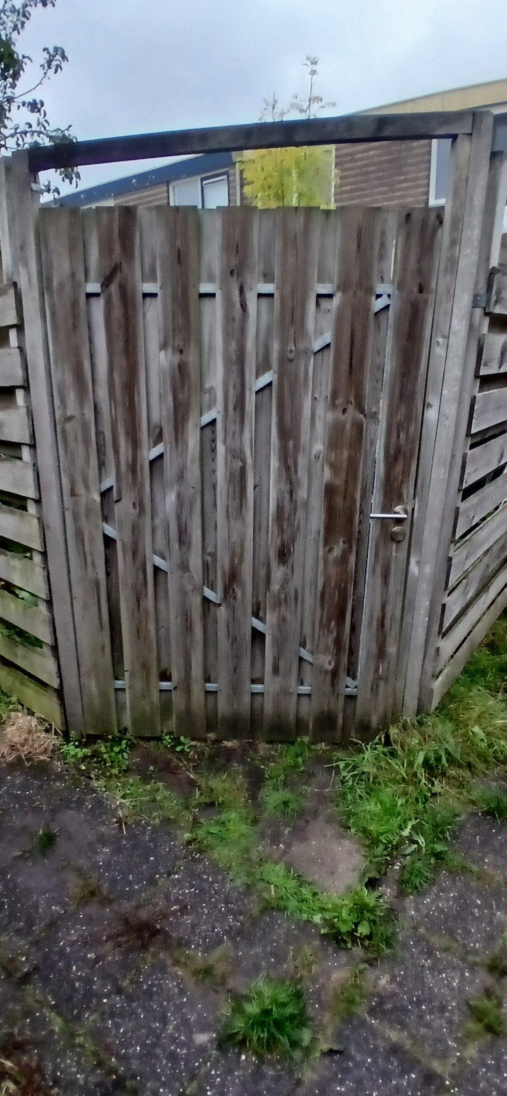 Houten schutting deur, Tuin en Terras, Ophalen, Minder dan 3 meter, Hout, 1 tot 2 meter