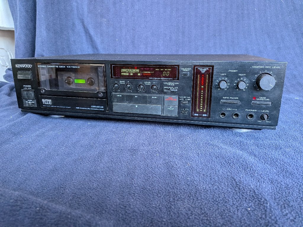 Kenwood KX-1100HX 3-head tape deck (as new!), Audio, Tv en Foto, Ophalen of Verzenden, Enkel, Kenwood