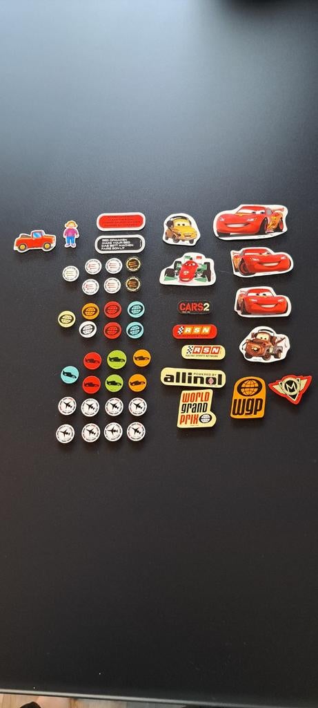 Set van nieuwe magneten, inclusief Cars Disney figuren., Hobby en Vrije tijd, Overige Hobby en Vrije tijd, Ophalen of Verzenden