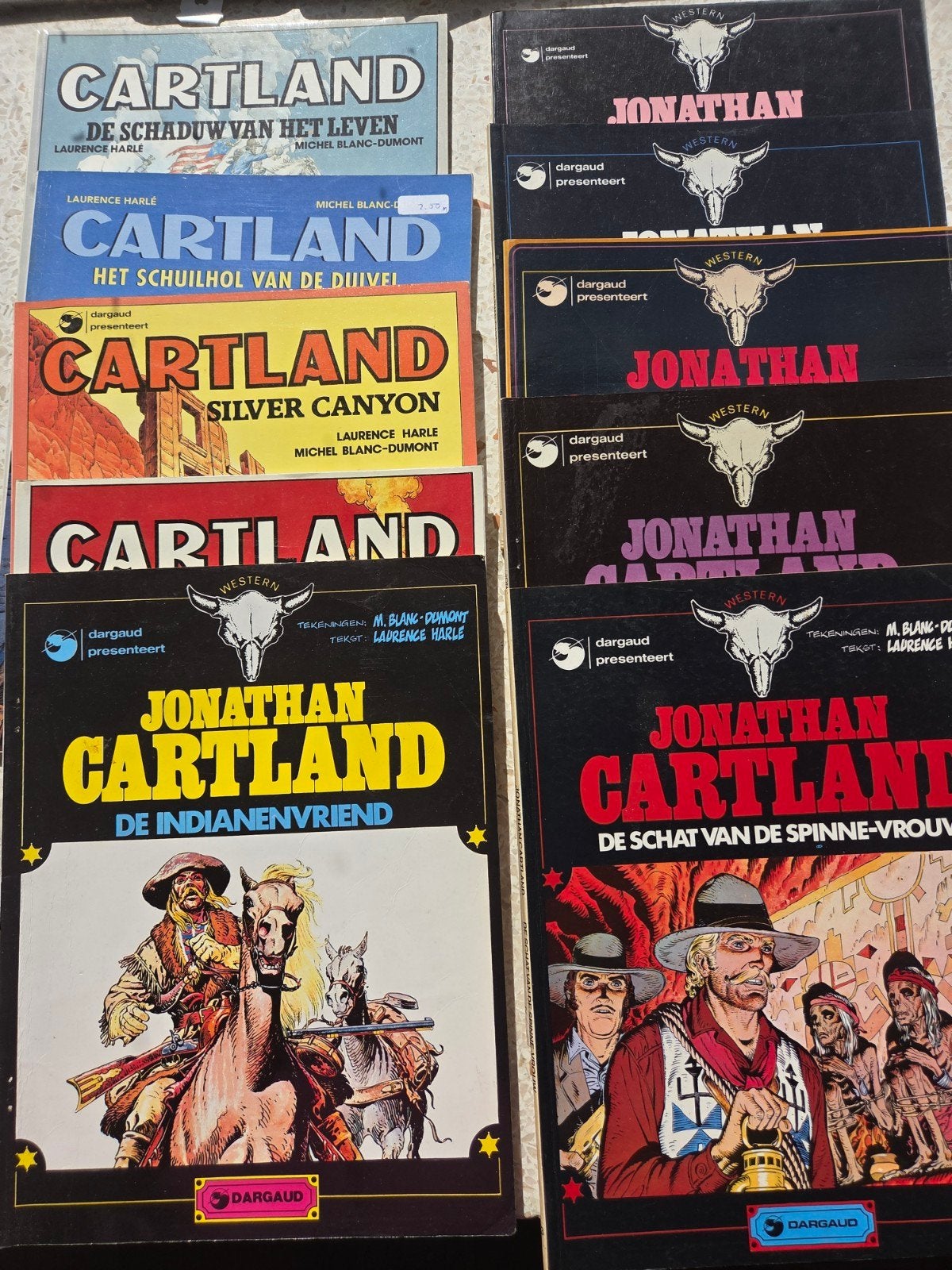 jonathan cartland 1 t/m 10, Boeken, Stripboeken, Complete serie of reeks, Verzenden, Zo goed als nieuw