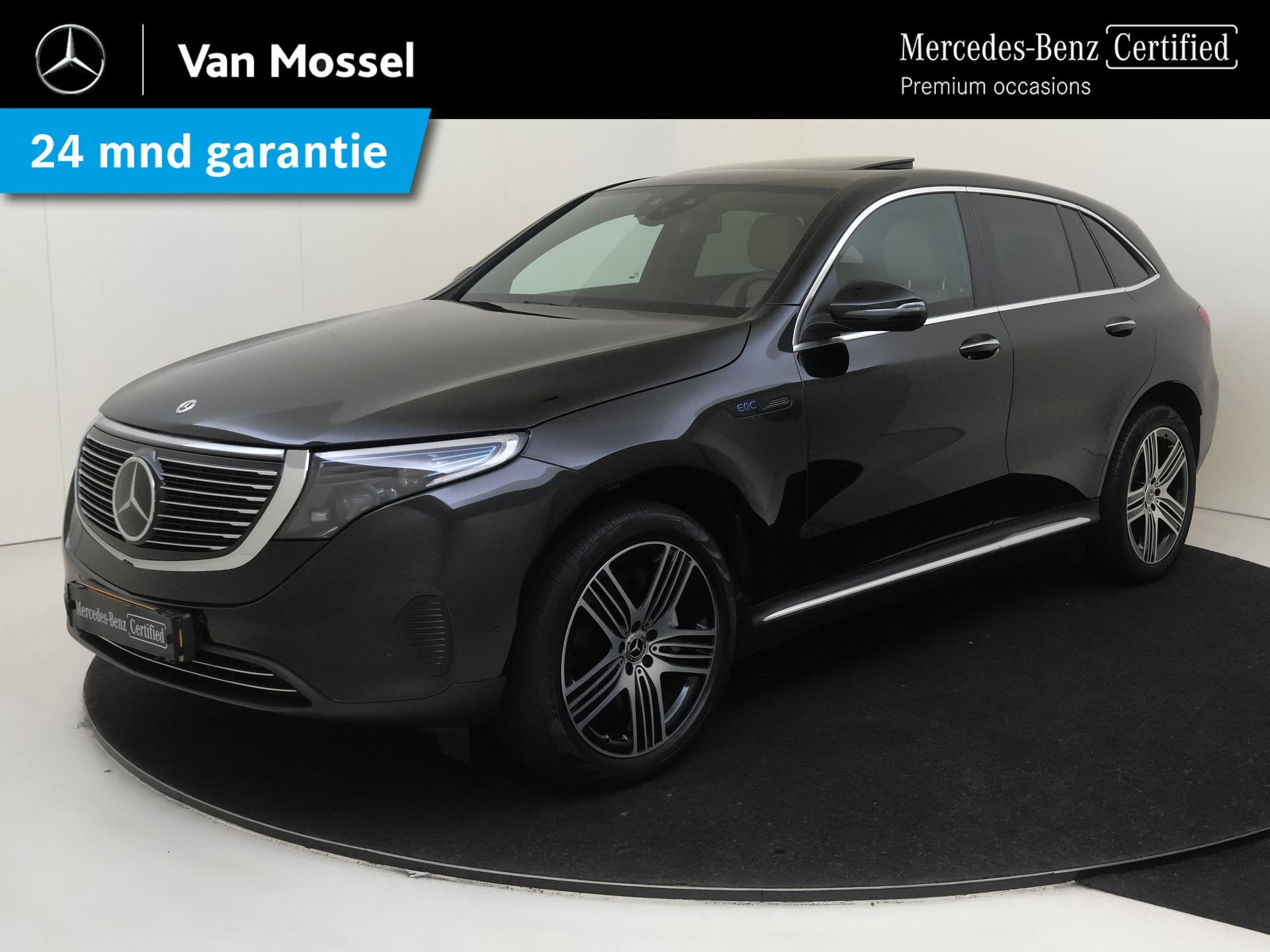 Mercedes-Benz EQC 400 4MATIC Luxury Line 80 kWh /Schuifdak /, Automaat, 80 kWh, Zwart, Vierwielaandrijving