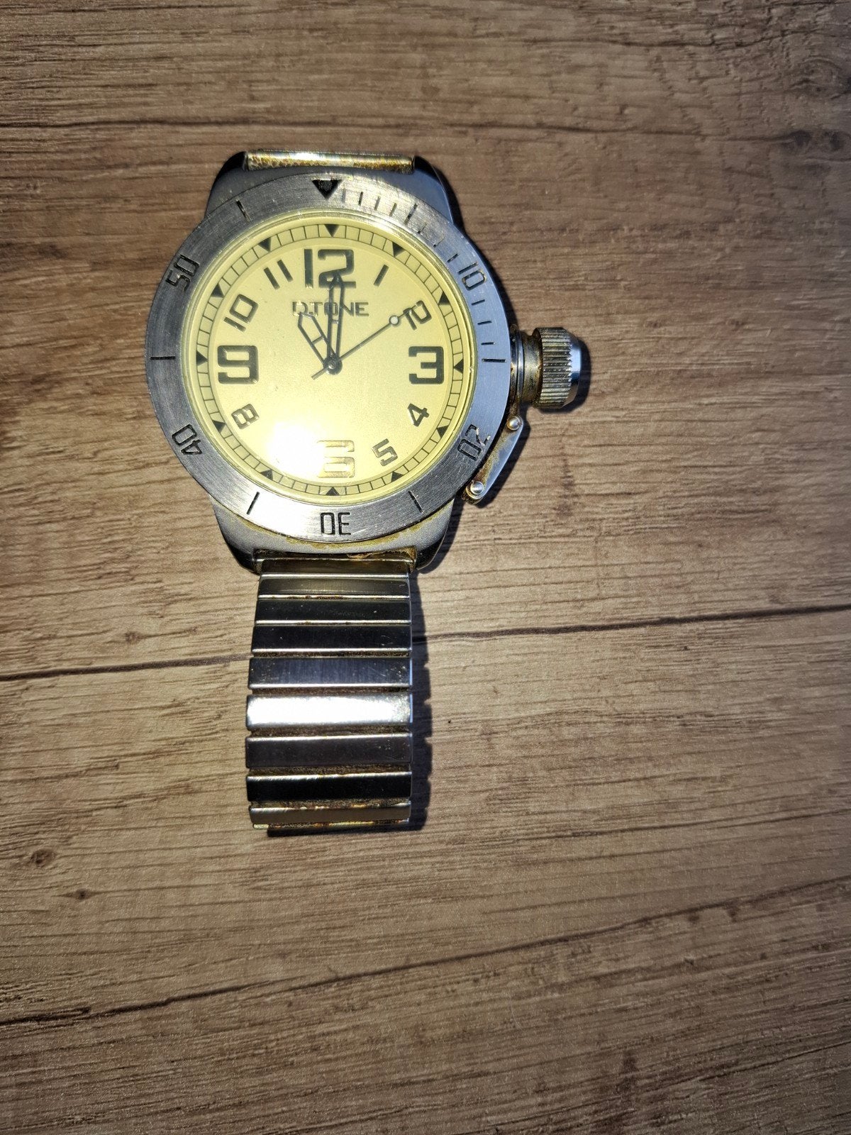 Vintage horloge met metalen bandje, Ophalen of Verzenden
