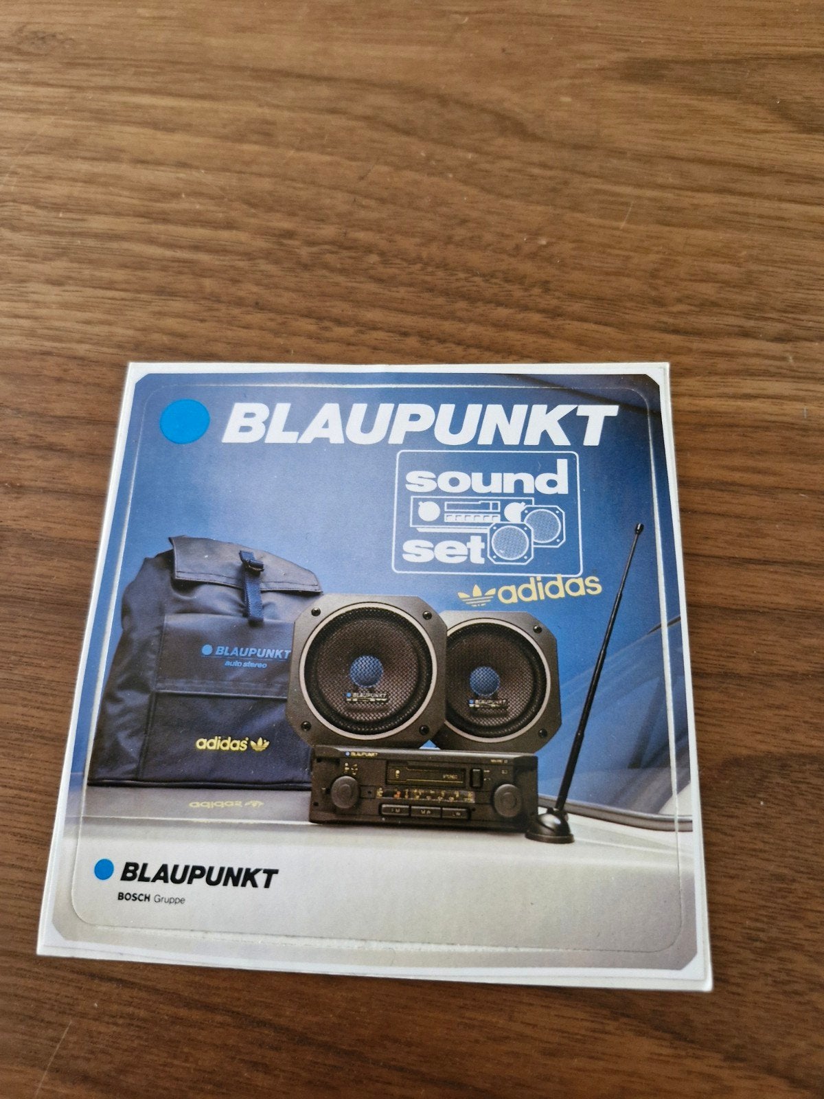 11064 Vintage Blaupunkt Sound Set Adidas Sticker, Ophalen of Verzenden, Nieuw, Merk