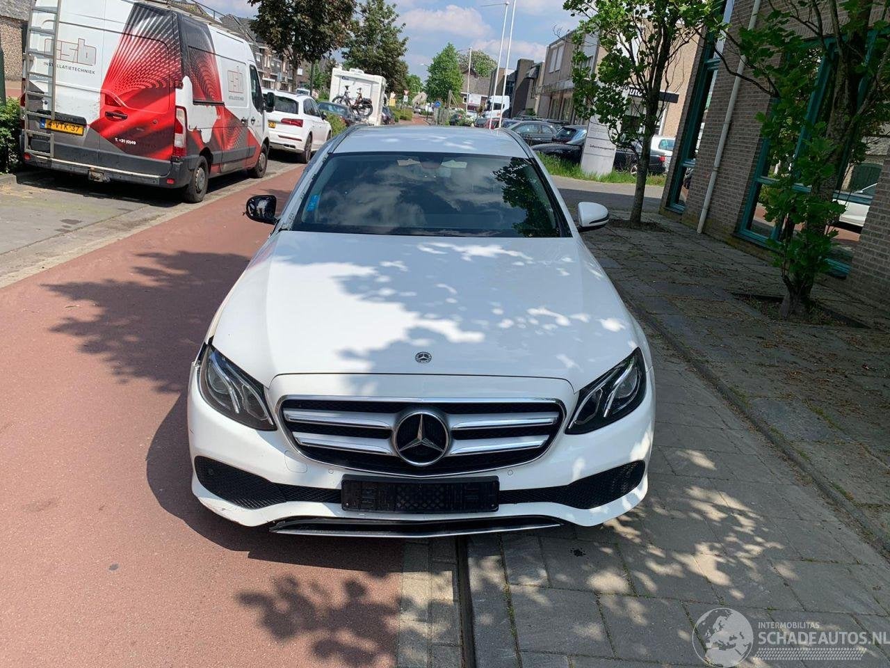 Mercedes-Benz E-Klasse (bj 2018, automaat), Auto diversen, Schadeauto's, Automaat, Wit, Mercedes-Benz, Stationwagon