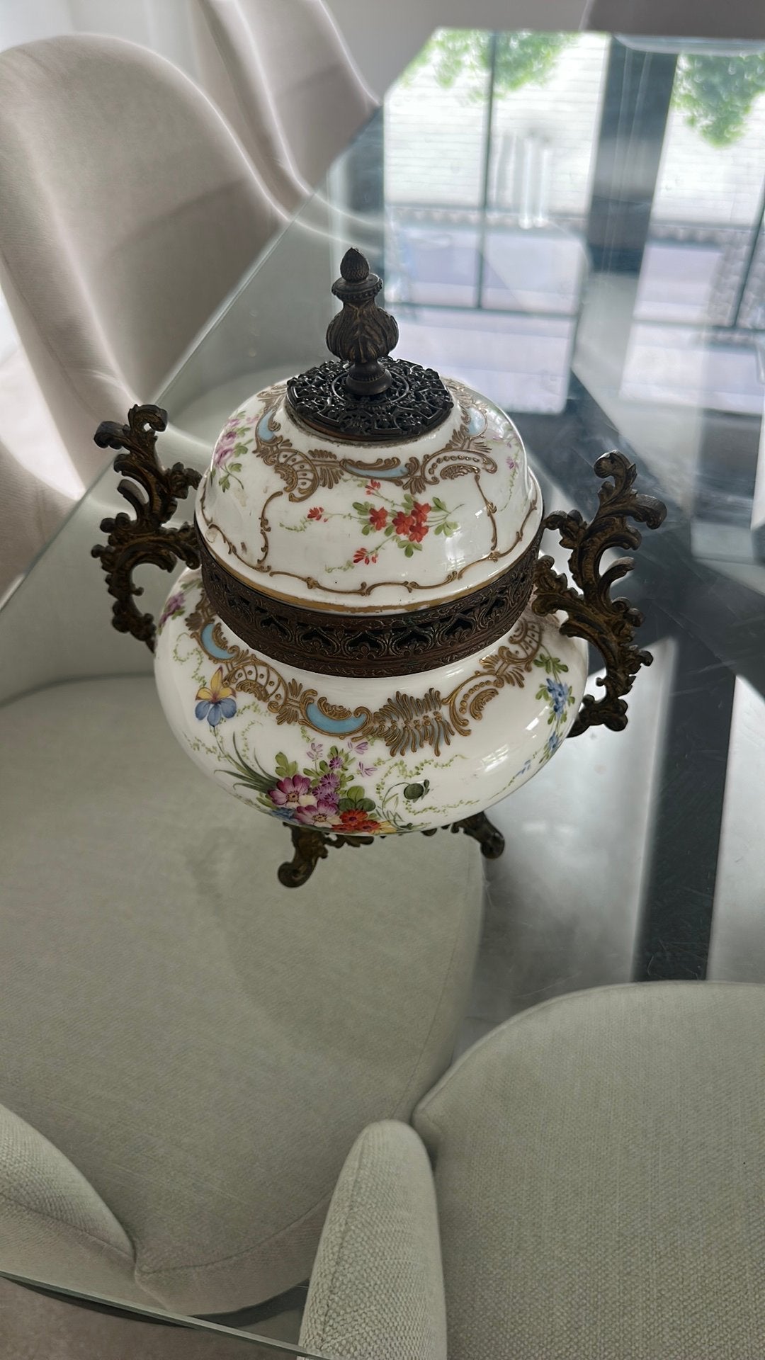 Antieke vaas met deksel, Antiek en Kunst, Antiek | Servies compleet, Ophalen