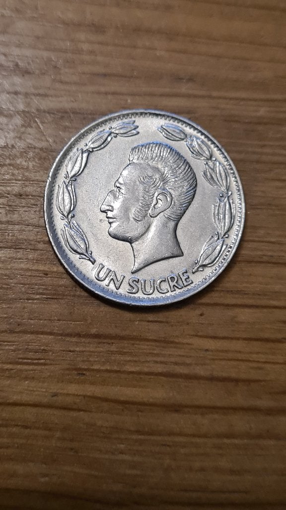 Ecuador - 1 Sucre 1980 (D3), Ophalen of Verzenden, Zuid-Amerika