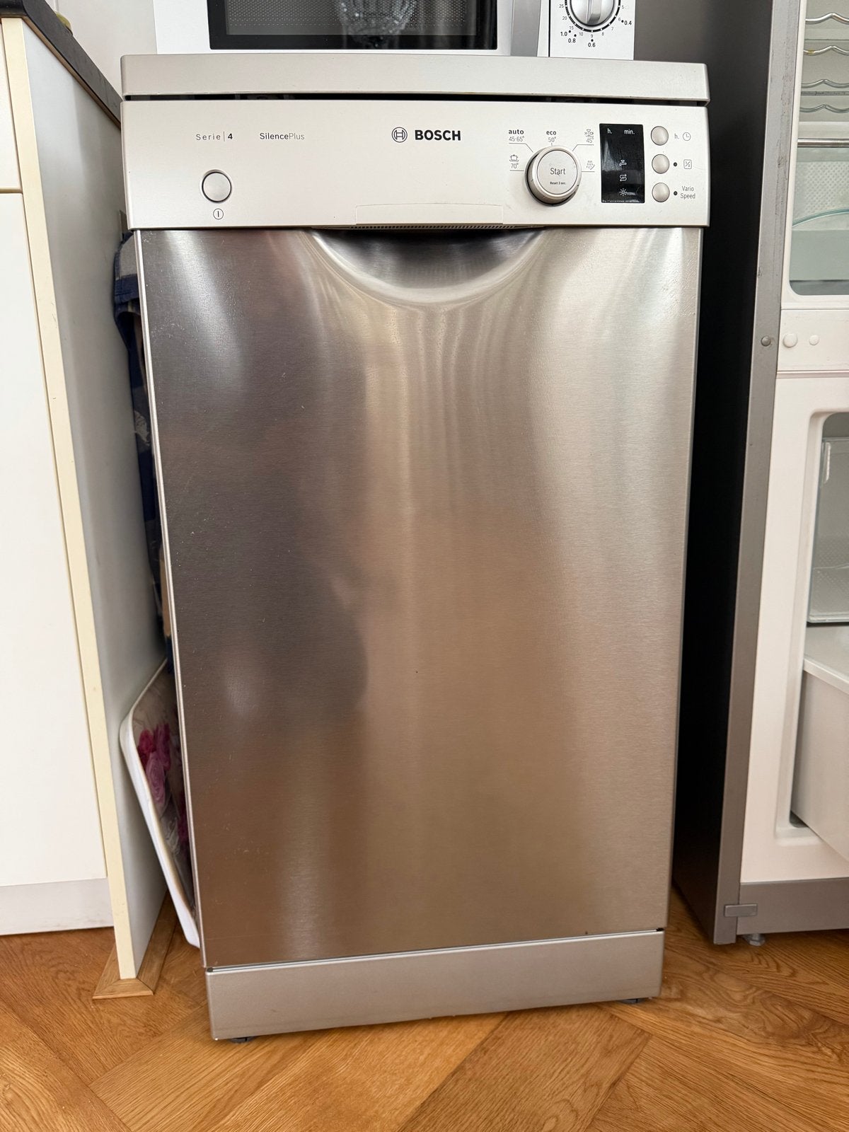 Bosch Serie 4 SilencePlus Vrijstaande smalle Vaatwasser, Ophalen, Gebruikt, Eco programma, 85 tot 90 cm