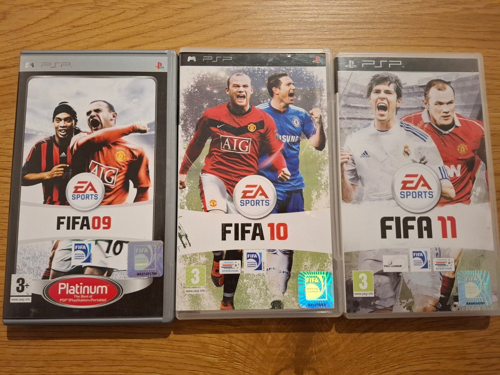 FIFA PSP Games: FIFA 09, FIFA 10, FIFA 11 (3-delige set), Ophalen of Verzenden