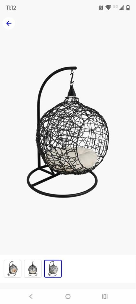 Luxe hangstoel voor kat met kattenkussen, Ophalen