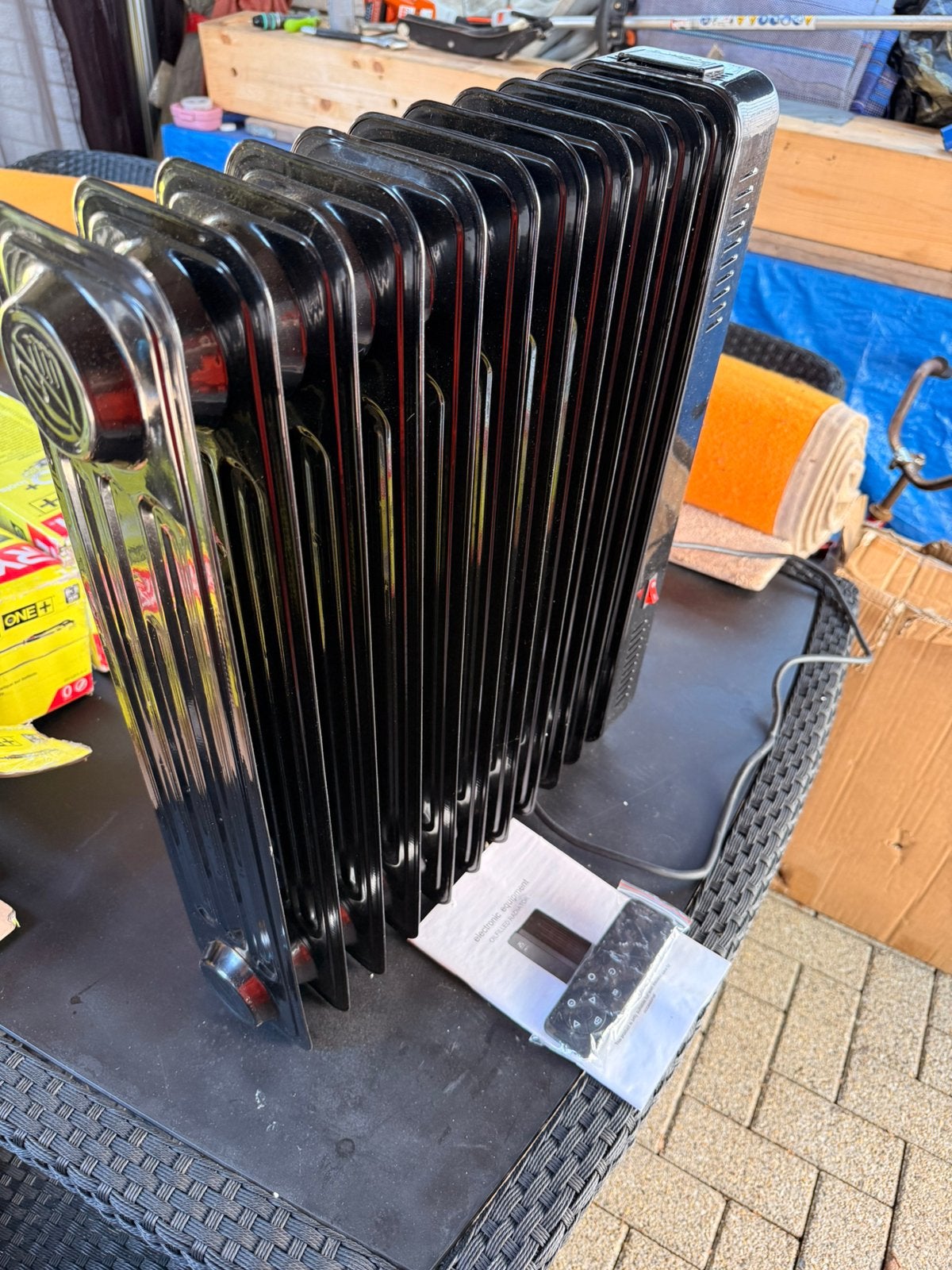 Elektrische kachel olie gevuld wifi en ab, 30 tot 80 cm, Kachel, Ophalen of Verzenden, Zo goed als nieuw