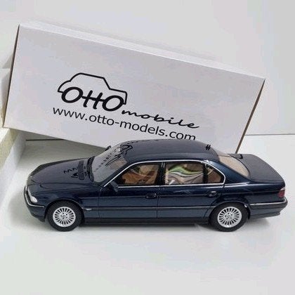 OTTOMOBILE- OT116 - BMW 750iL E38 -1999 - BLUE/GREEN 1:18, Ophalen of Verzenden, Nieuw, OttOMobile