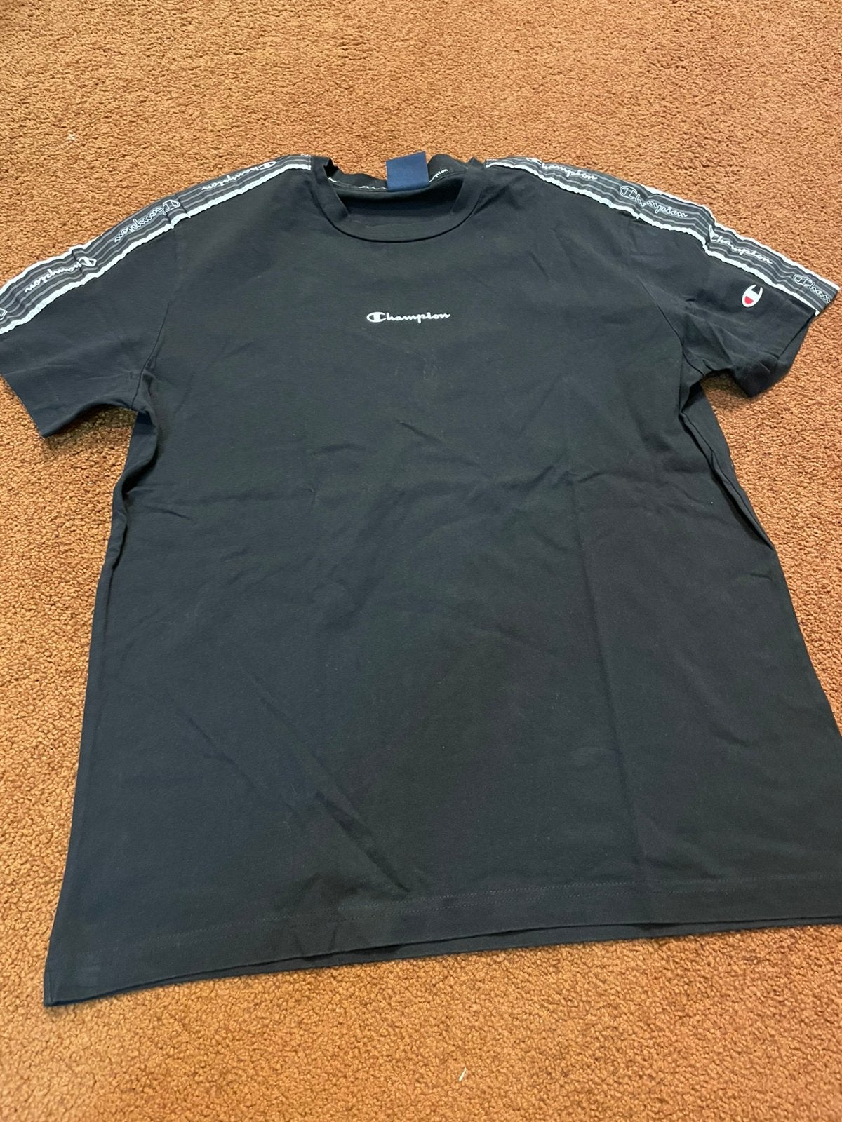 Zwart t-shirt van Champion maat S, Ophalen of Verzenden, Zo goed als nieuw, Maat 48/50 (M), Zwart