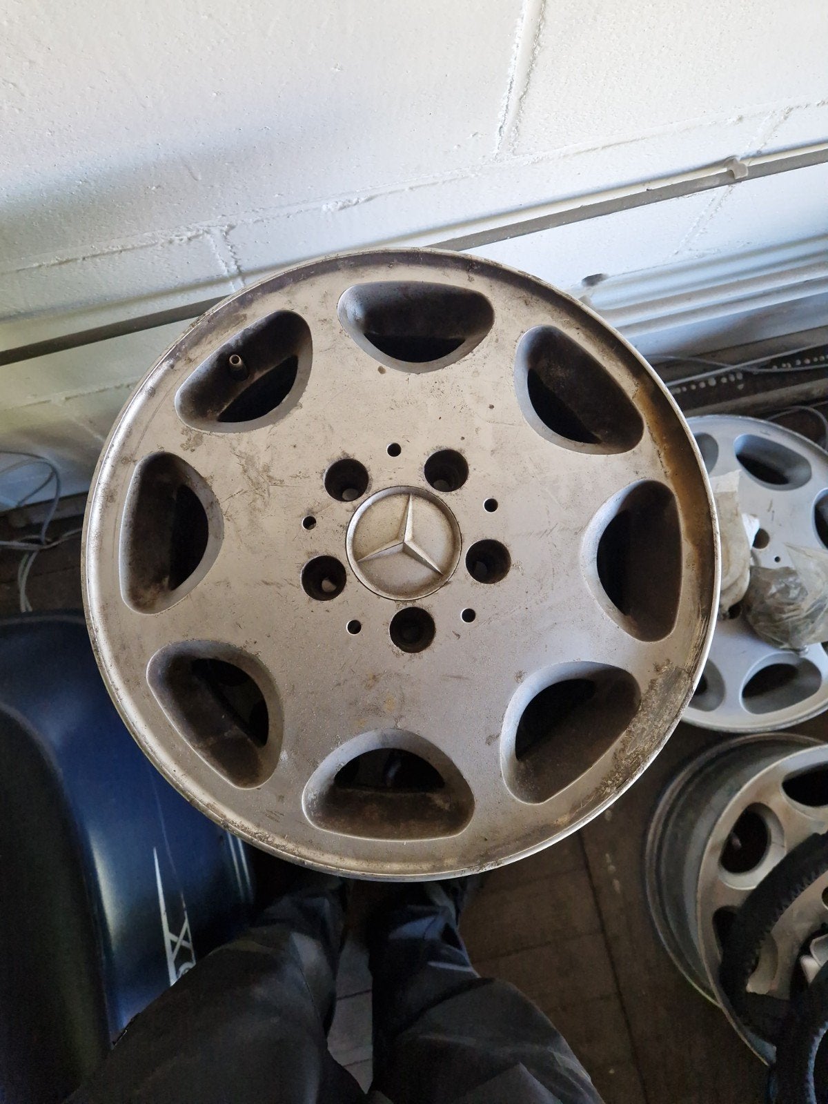 Mercedes-Benz w124 8 gaats velgen 15 inch, Ophalen, Gebruikt, 15 inch, Velg(en)