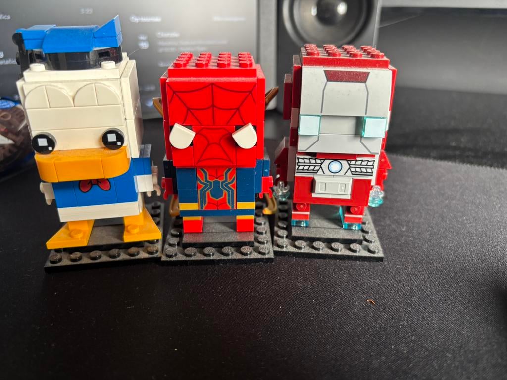 Lego brick heads set van 3 of los, Kinderen en Baby's, Speelgoed | Duplo en Lego, Verzenden, Zo goed als nieuw