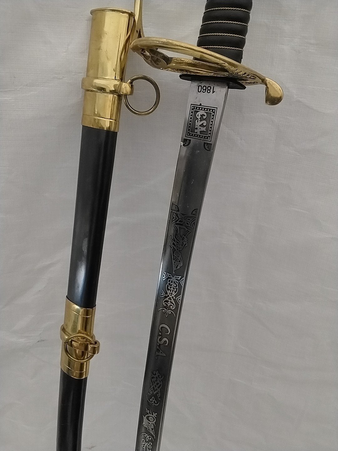 Decoratieve Sabel met Schede - 99 cm, Verzamelen, Ophalen of Verzenden, Overige soorten, Overige gebieden, Zwaard of Sabel