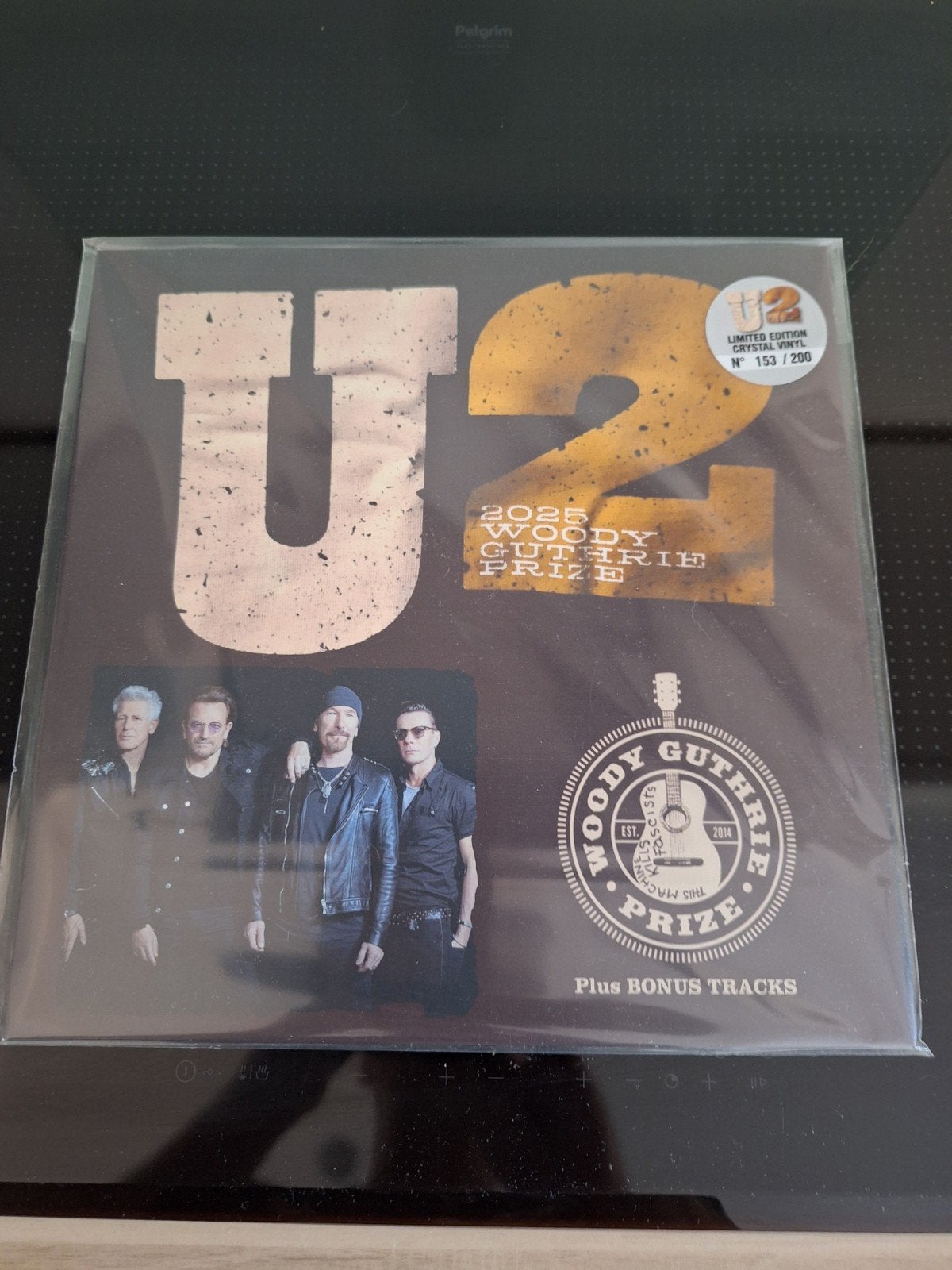 U2 - 2025 Woody Guthrie Prize - Limited Crystal Vinyl, Cd's en Dvd's, Vinyl | Pop, LP, Rock, Verzenden, Limited edition