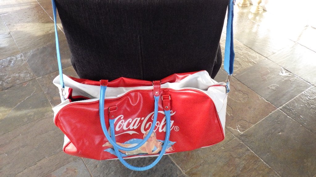retro sporttas van Coca Cola, Ophalen of Verzenden, Overige typen